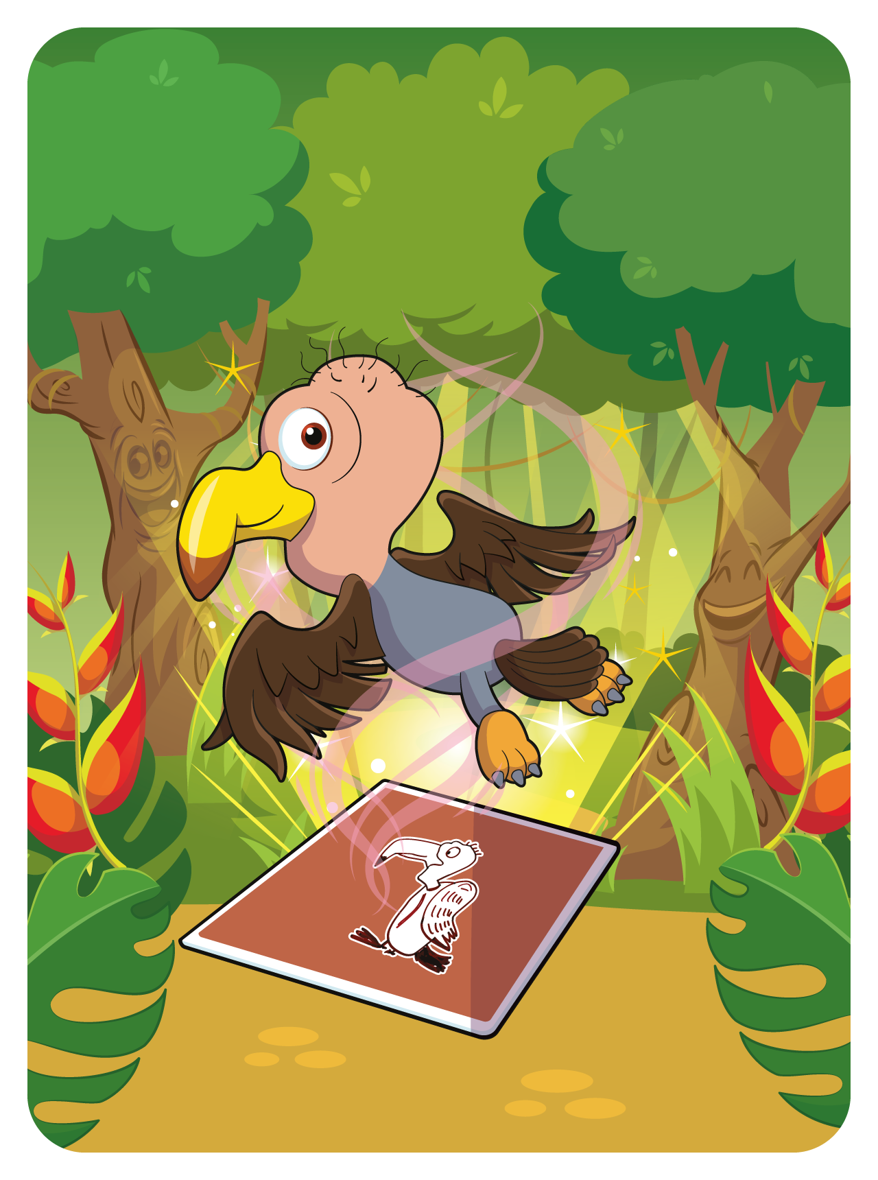 Bubbly Buzzard #1438