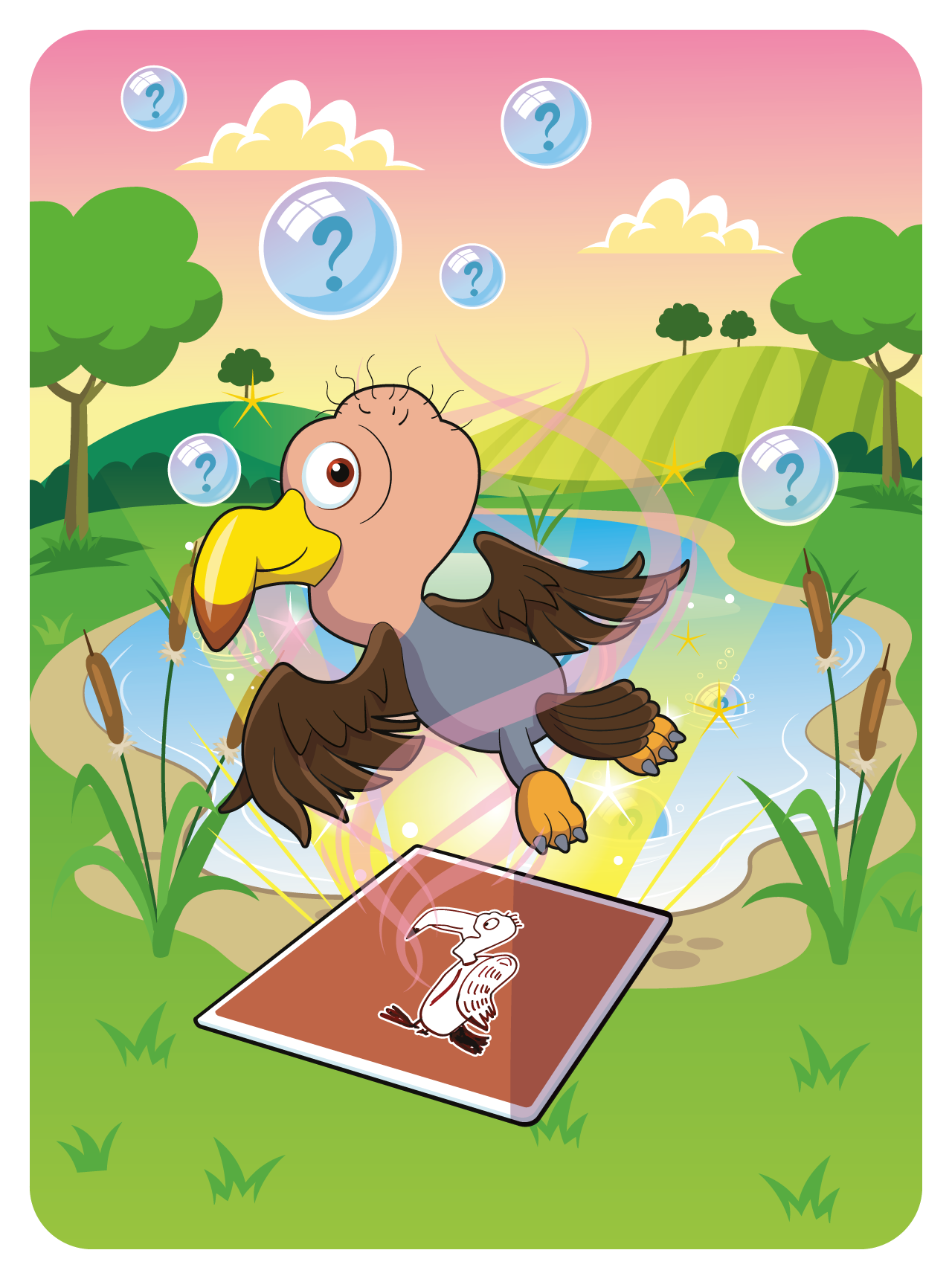 Bubbly Buzzard #1440