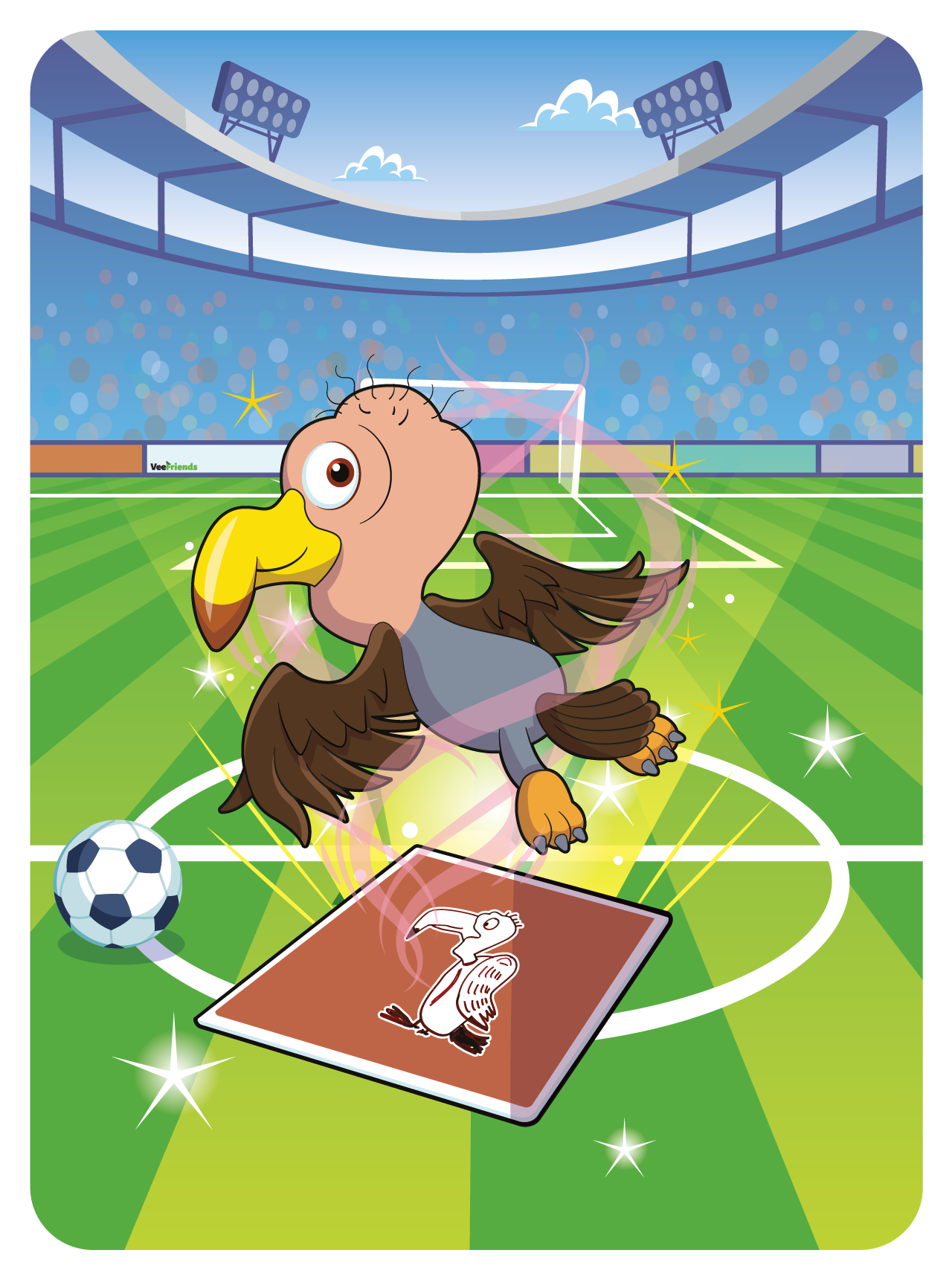 Bubbly Buzzard #1441