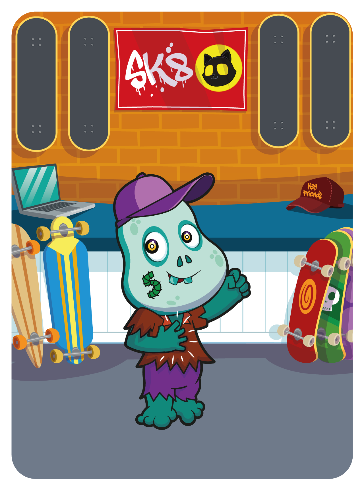 Gary Vaynerchuk - VeeFriends Series 2 - Motivated Monster #14421 - NFT # 14421