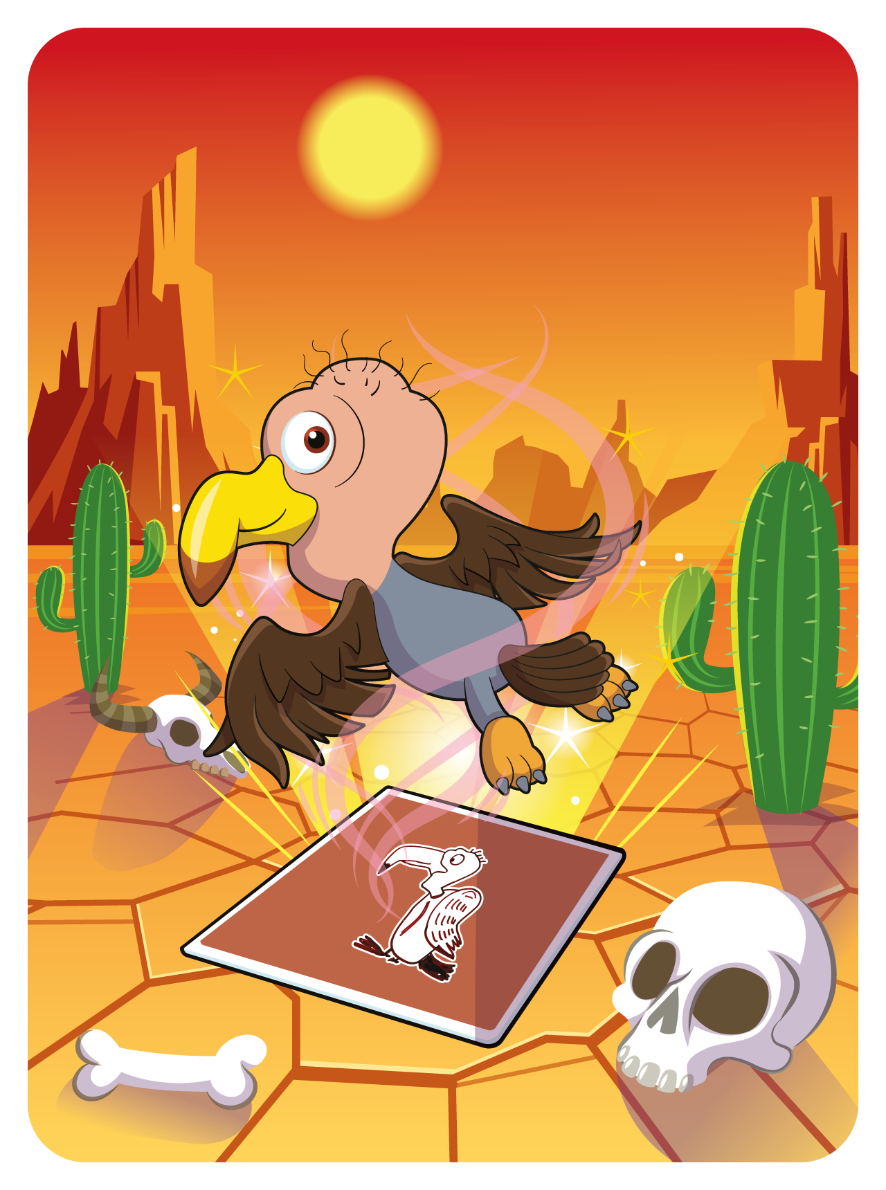 Bubbly Buzzard #1451