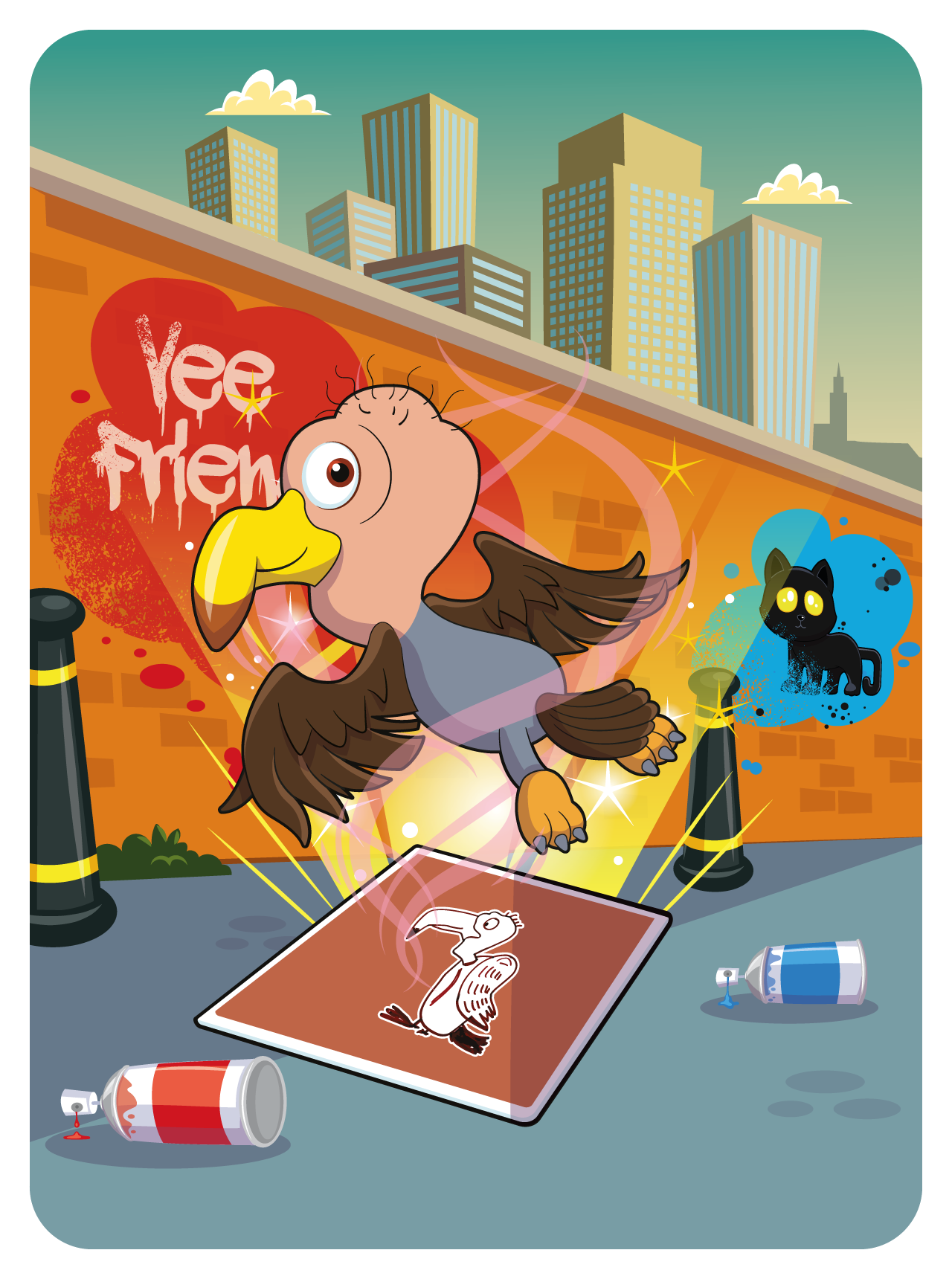 Gary Vaynerchuk - VeeFriends Series 2 - Bubbly Buzzard #1455 - NFT # 1455