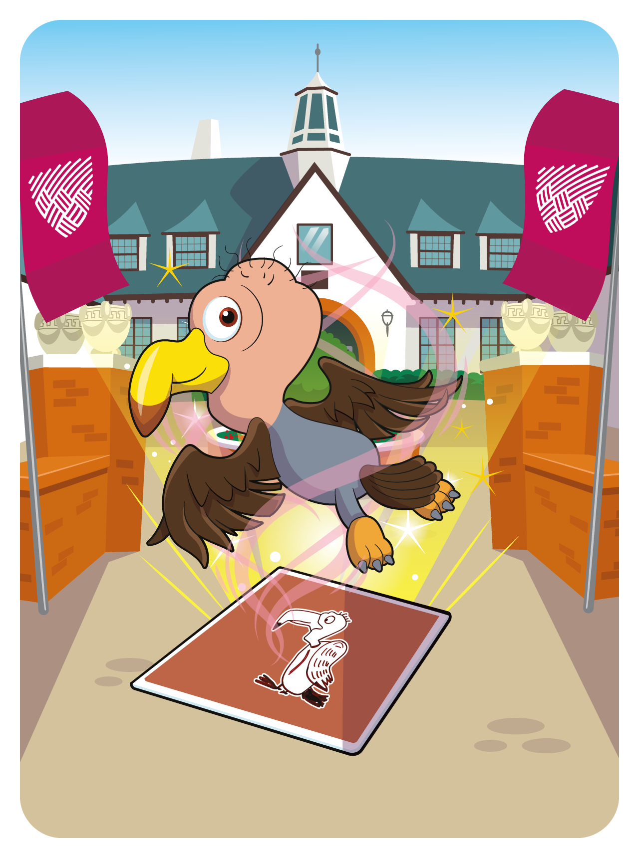 Bubbly Buzzard #1462