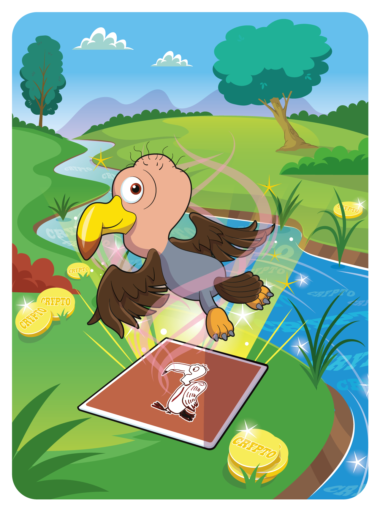 Gary Vaynerchuk - VeeFriends Series 2 - Bubbly Buzzard #1470 - NFT # 1470