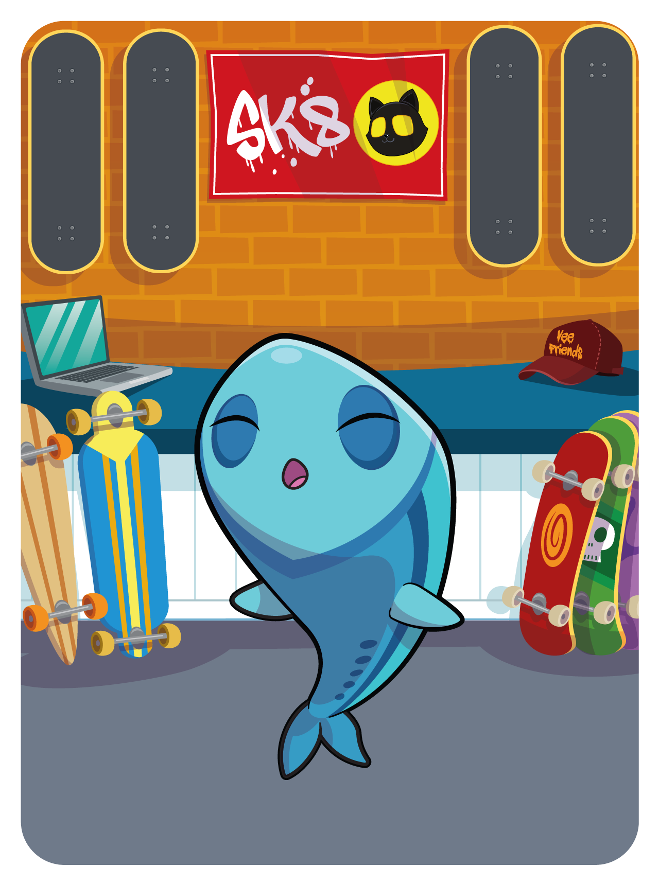 Gary Vaynerchuk - VeeFriends Series 2 - Amiable Anchovy #14701 - NFT # 14701