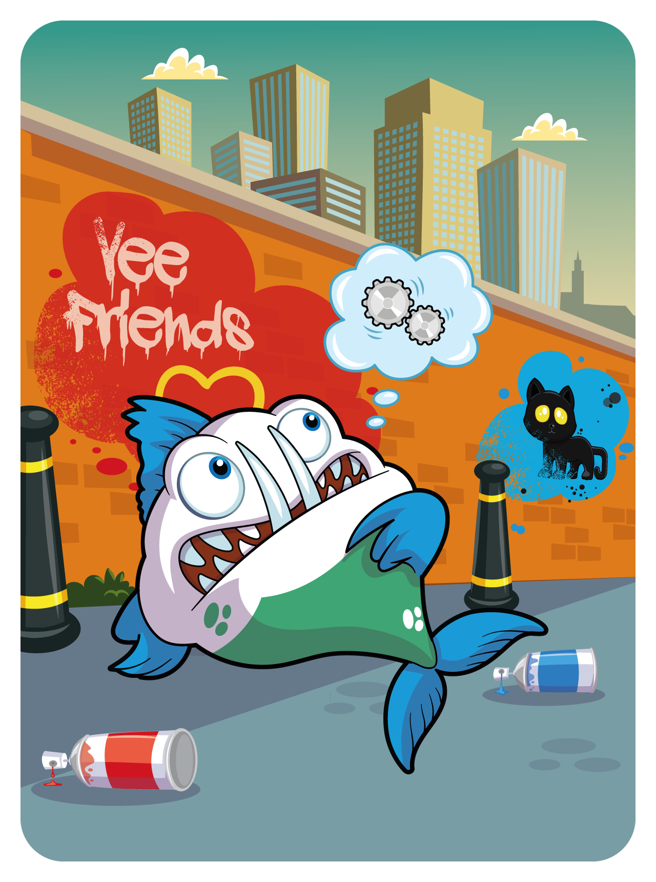 Gary Vaynerchuk - VeeFriends Series 2 - Proactive Piranha #15576 - NFT # 15576