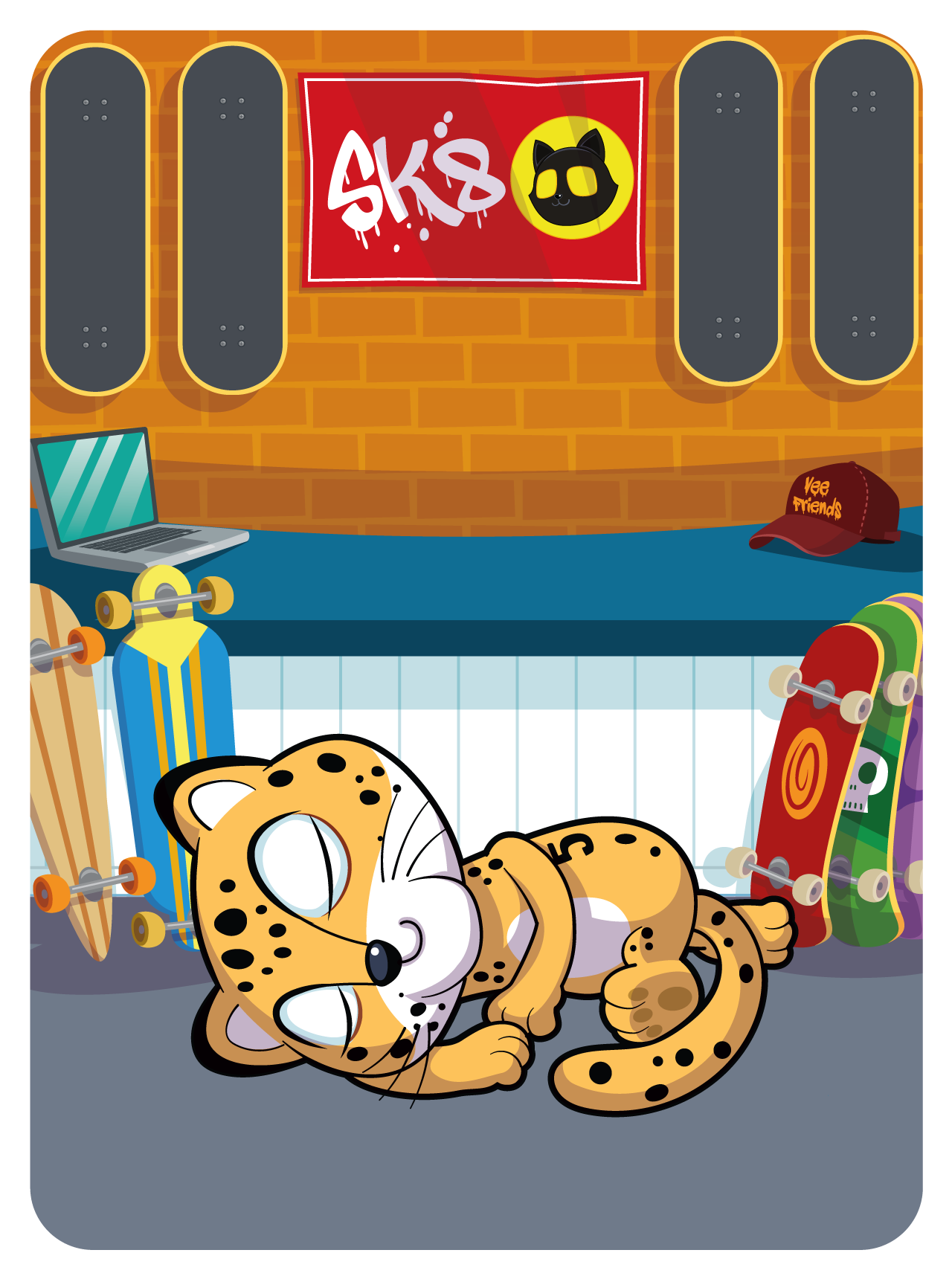 Gary Vaynerchuk - VeeFriends Series 2 - Likable Leopard #15602 - NFT # 15602