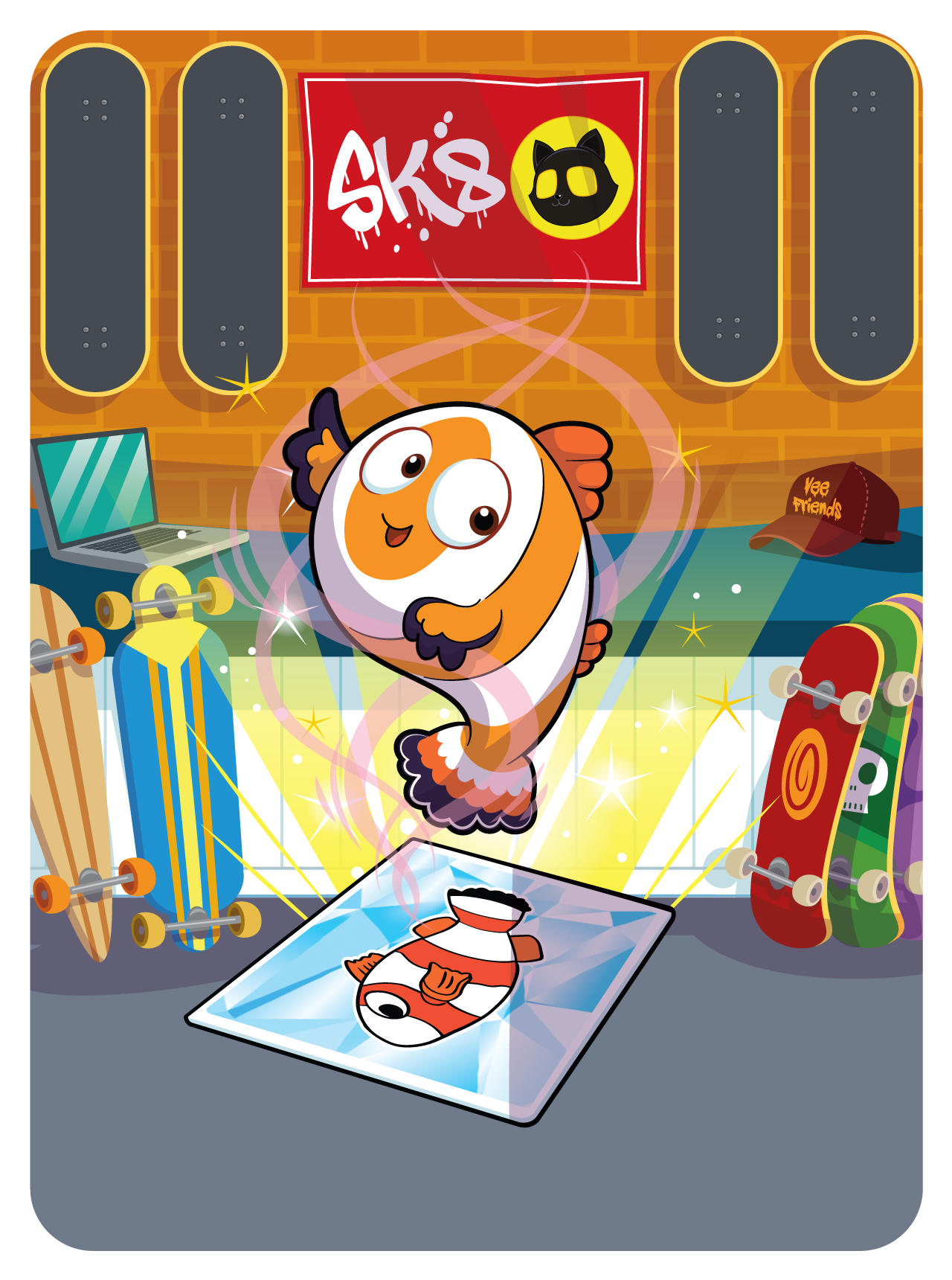 Gary Vaynerchuk - VeeFriends Series 2 - Candid Clownfish #1582 - NFT # 1582