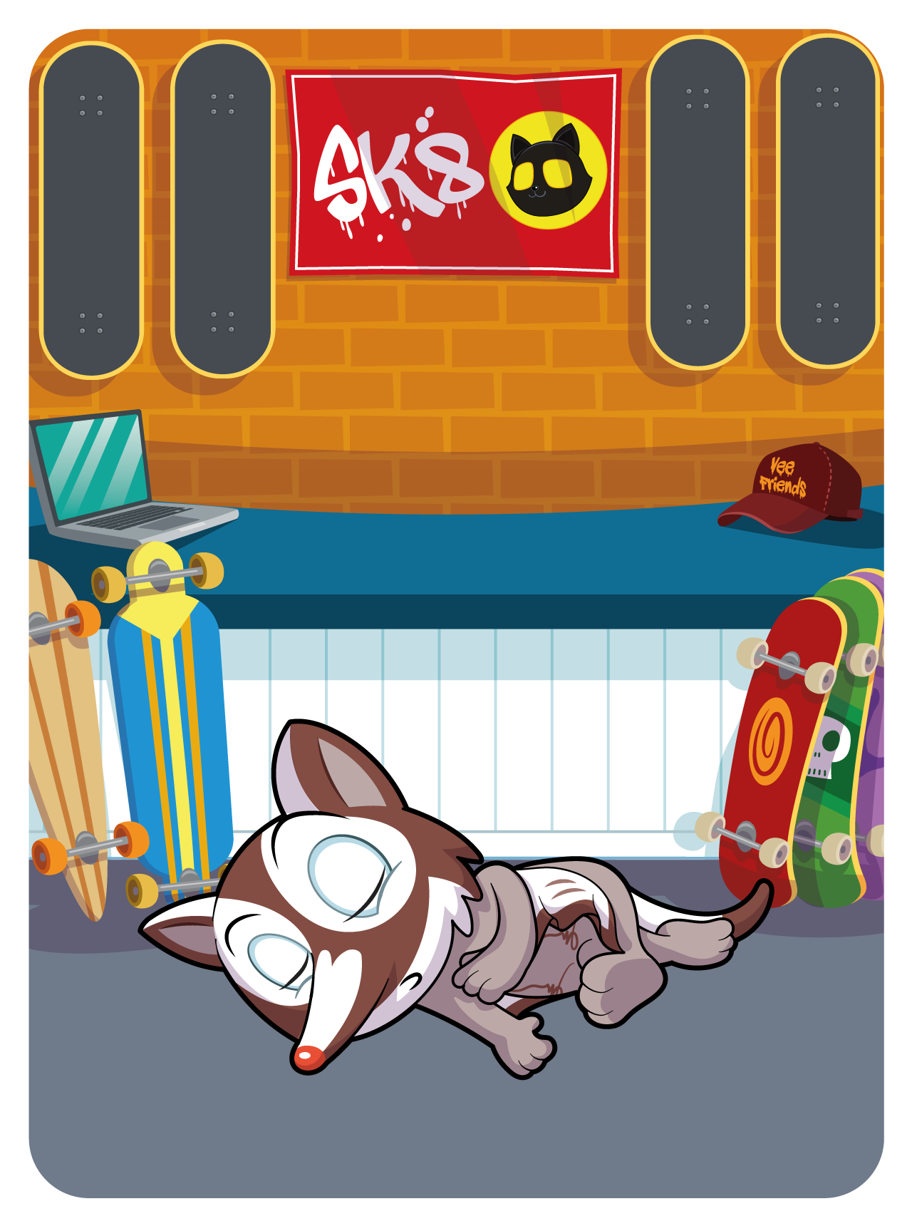 Gary Vaynerchuk - VeeFriends Series 2 - Gleeful Sugar Glider #15862 - NFT # 15862