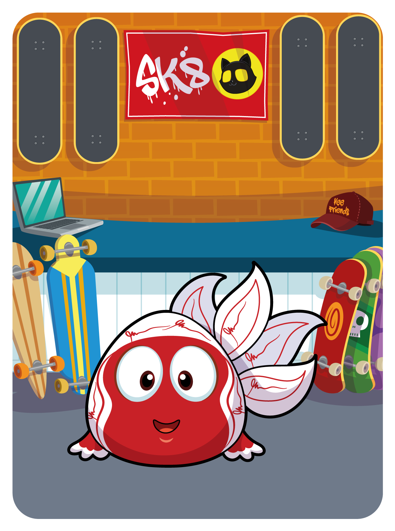 Gary Vaynerchuk - VeeFriends Series 2 - Graceful Goldfish #15912 - NFT # 15912