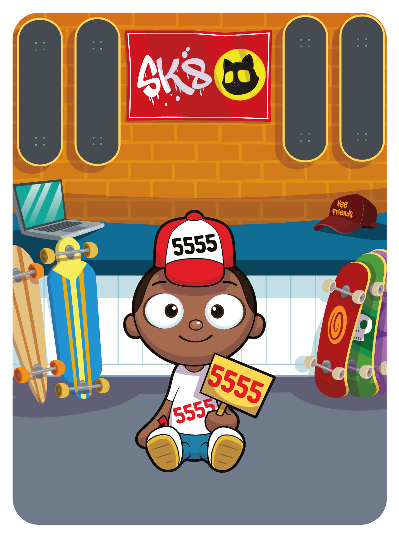 Gary Vaynerchuk - VeeFriends Series 2 - 5555 Fan #15951 - NFT # 15951