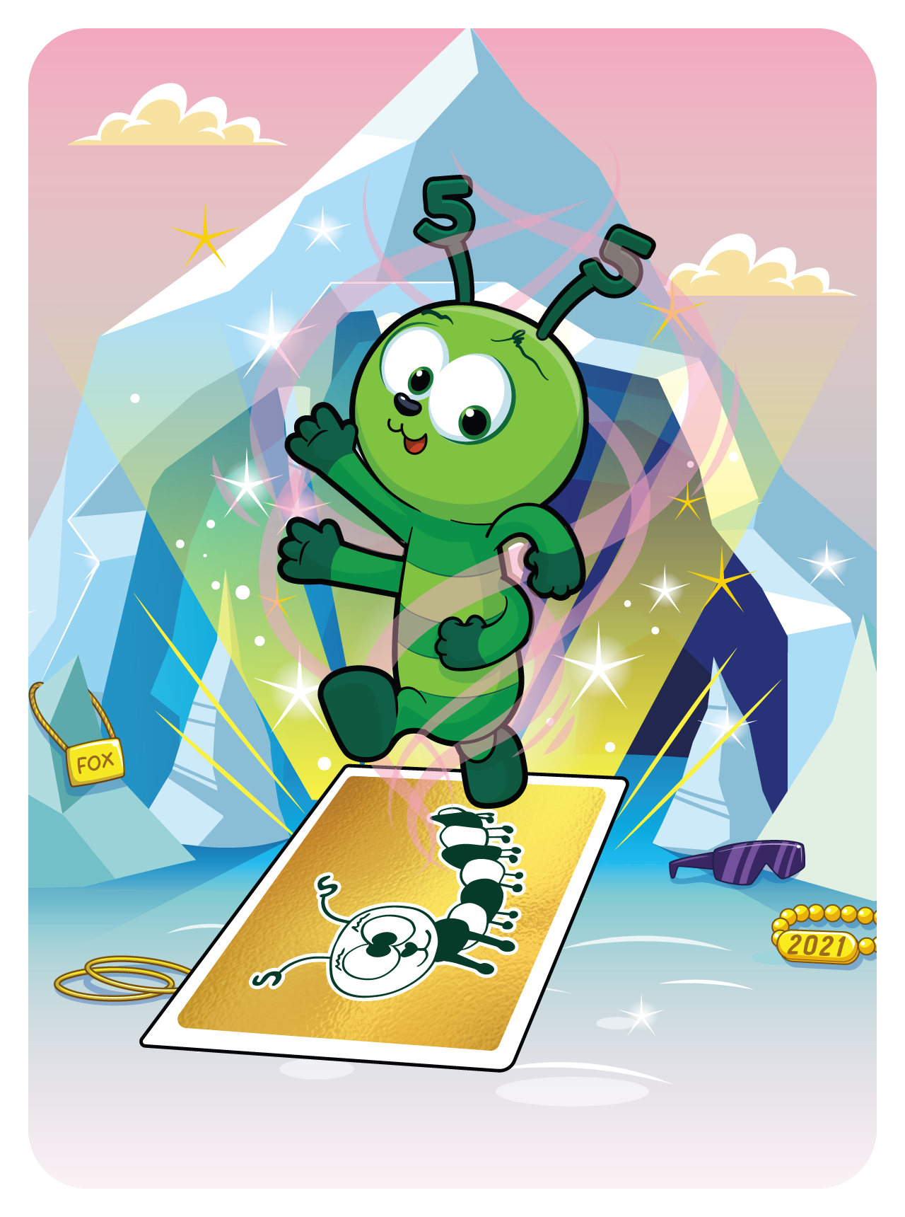 Gary Vaynerchuk - VeeFriends Series 2 - Capable Caterpillar #1631 - NFT # 1631