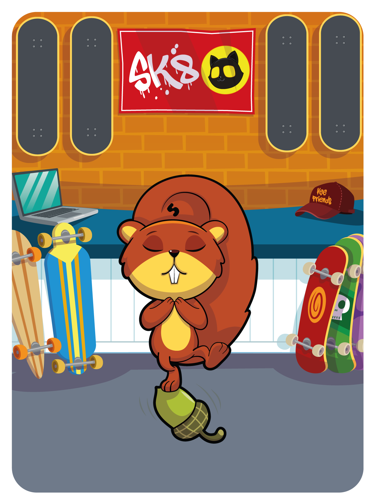 Gary Vaynerchuk - VeeFriends Series 2 - Sharing Squirrel #16684 - NFT # 16684