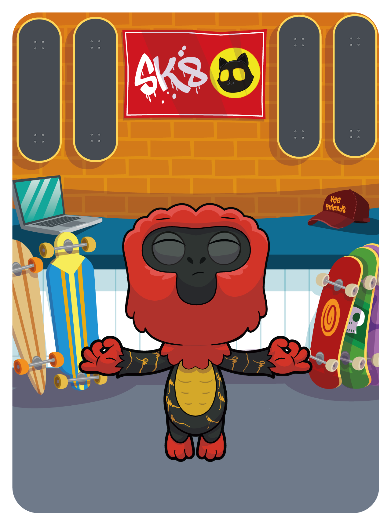 Gary Vaynerchuk - VeeFriends Series 2 - Alert Ape #16710 - NFT # 16710