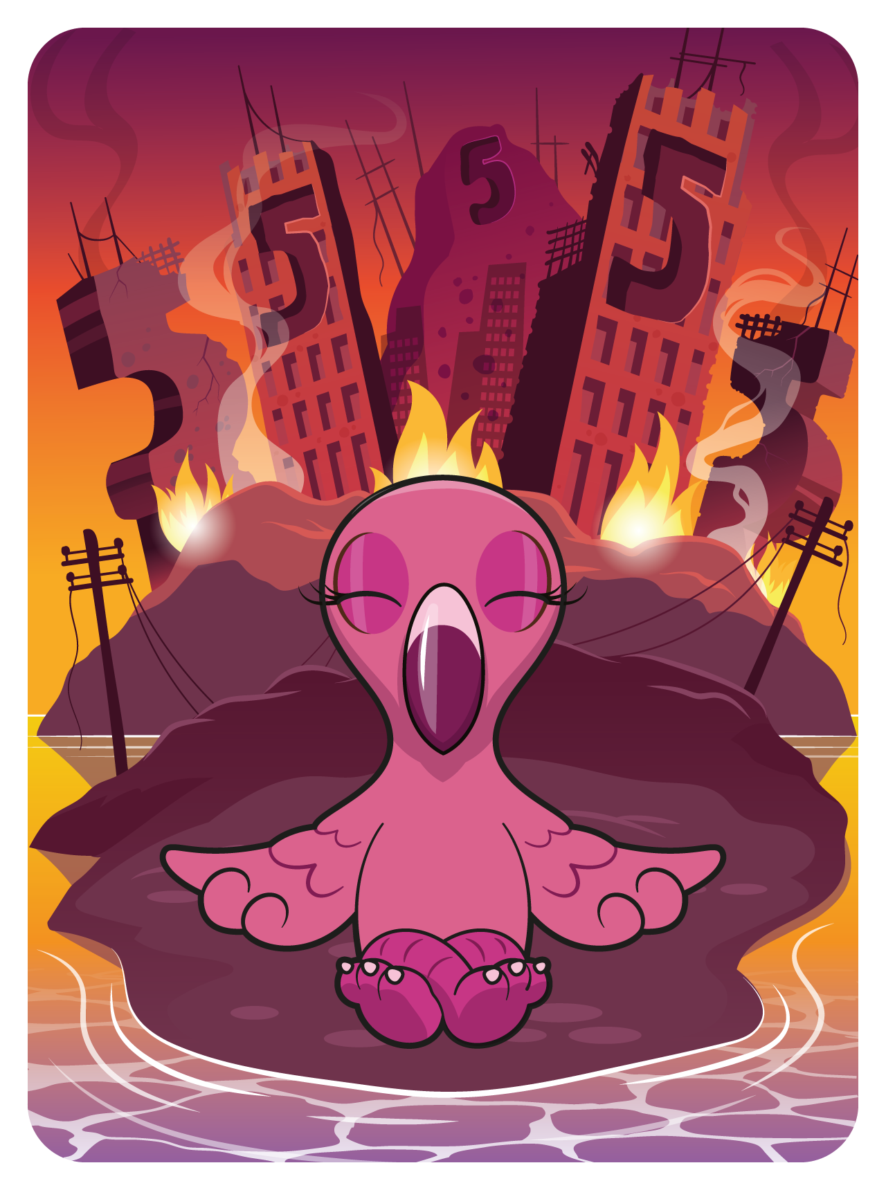 Gary Vaynerchuk - VeeFriends Series 2 - Forthright Flamingo #17026 - NFT # 17026