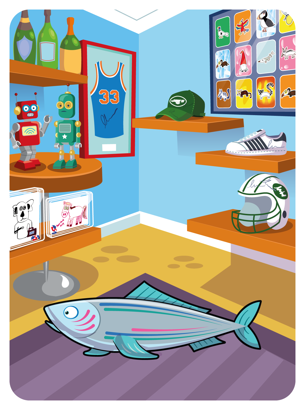 Gary Vaynerchuk - VeeFriends Series 2 - Spiffy Salmon #17452 - NFT # 17452