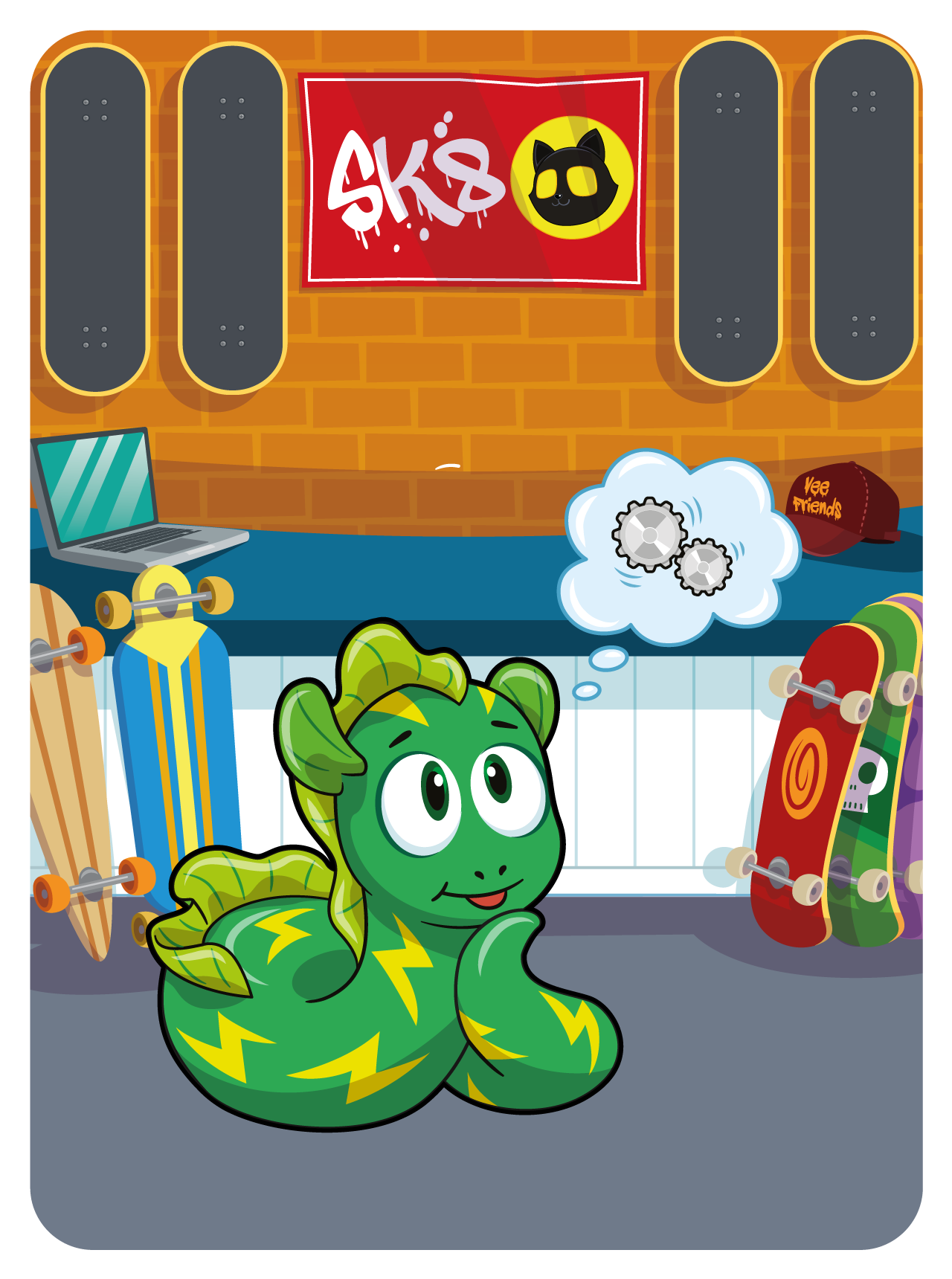 Gary Vaynerchuk - VeeFriends Series 2 - Energetic Electric Eel #17822 - NFT # 17822