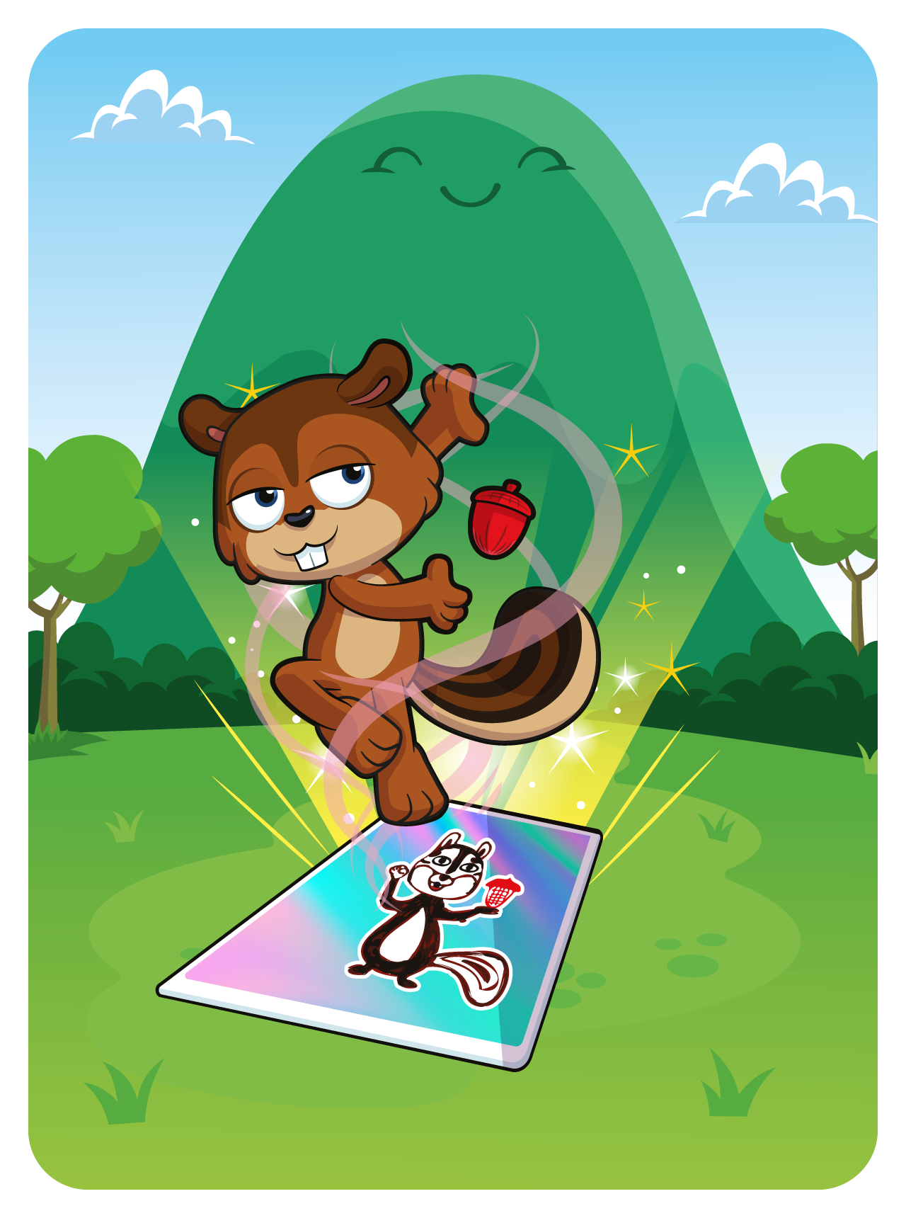 Cheerful Chipmunk #1790