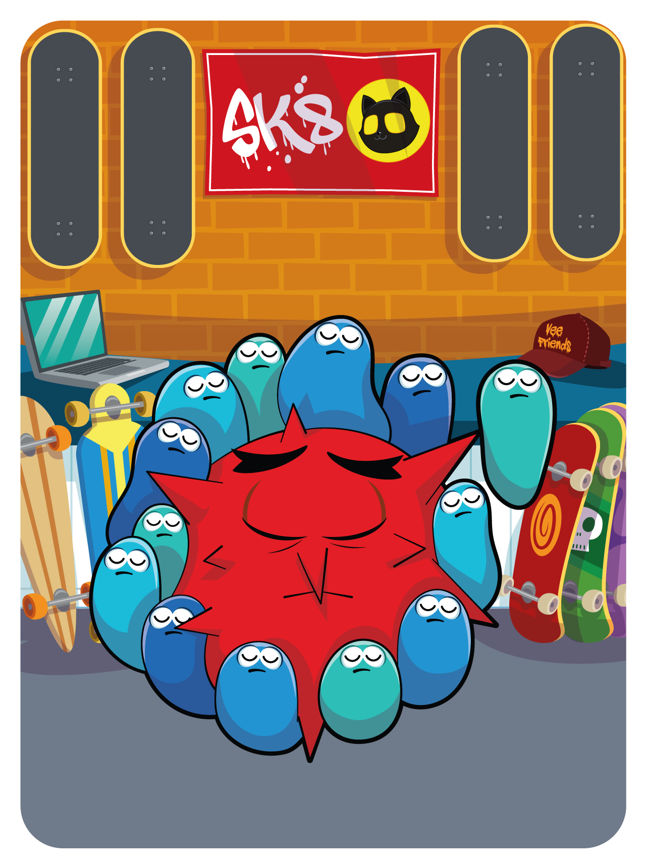 Gary Vaynerchuk - VeeFriends Series 2 - Suffocate Hate #18051 - NFT # 18051