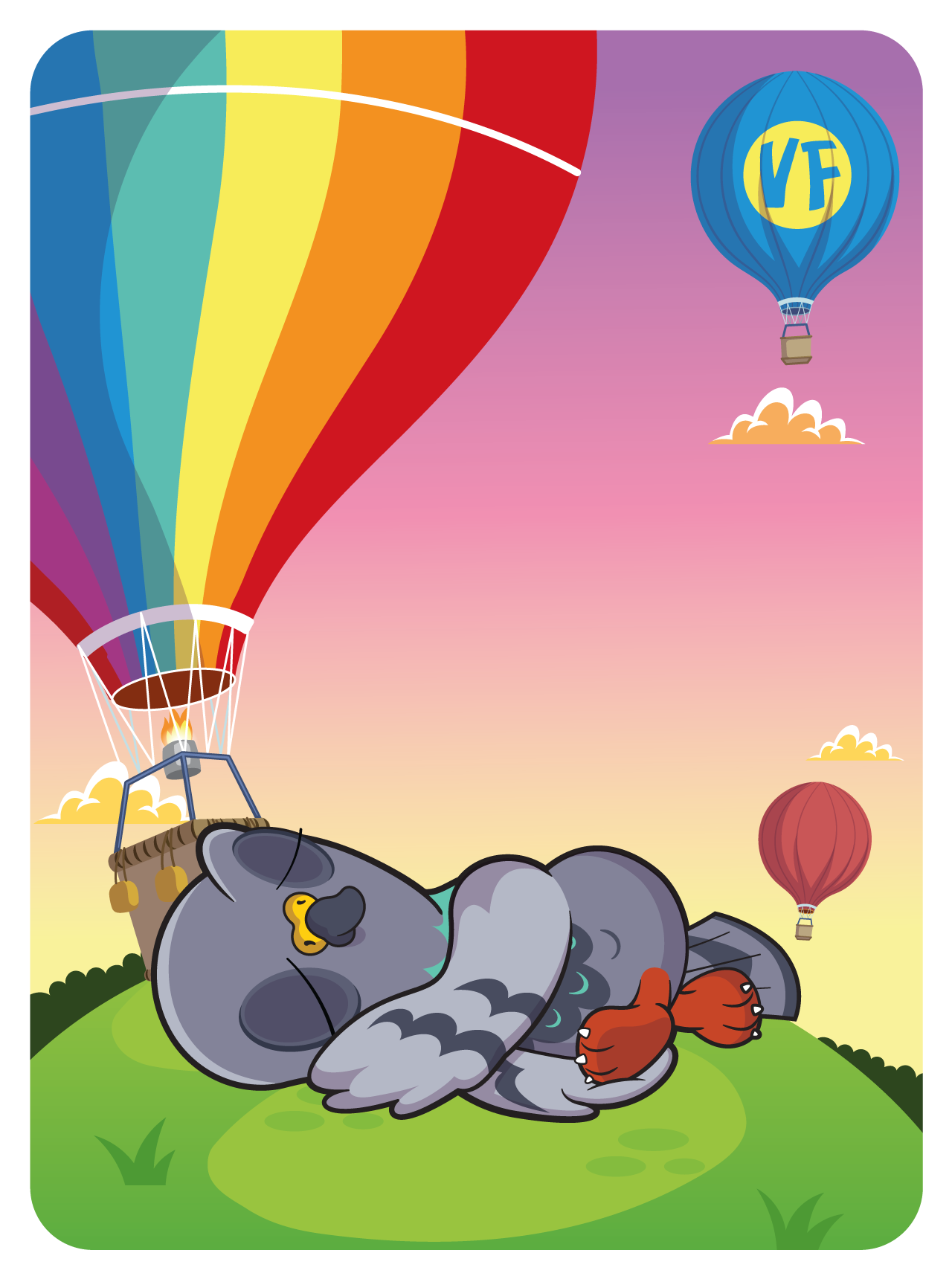 Gary Vaynerchuk - VeeFriends Series 2 - Perspective Pigeon #18142 - NFT # 18142