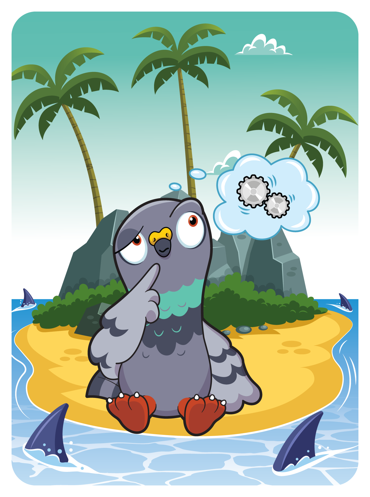 Gary Vaynerchuk - VeeFriends Series 2 - Perspective Pigeon #18162 - NFT # 18162