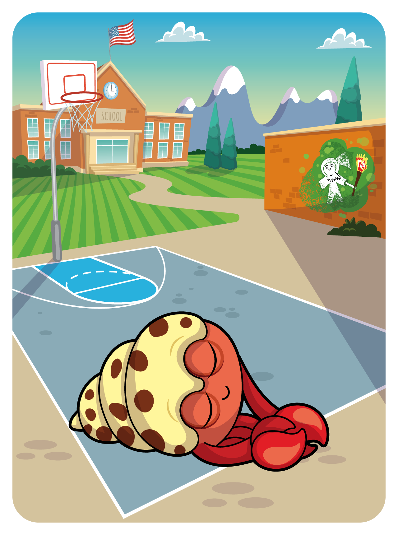 Happy Hermit Crab #18163