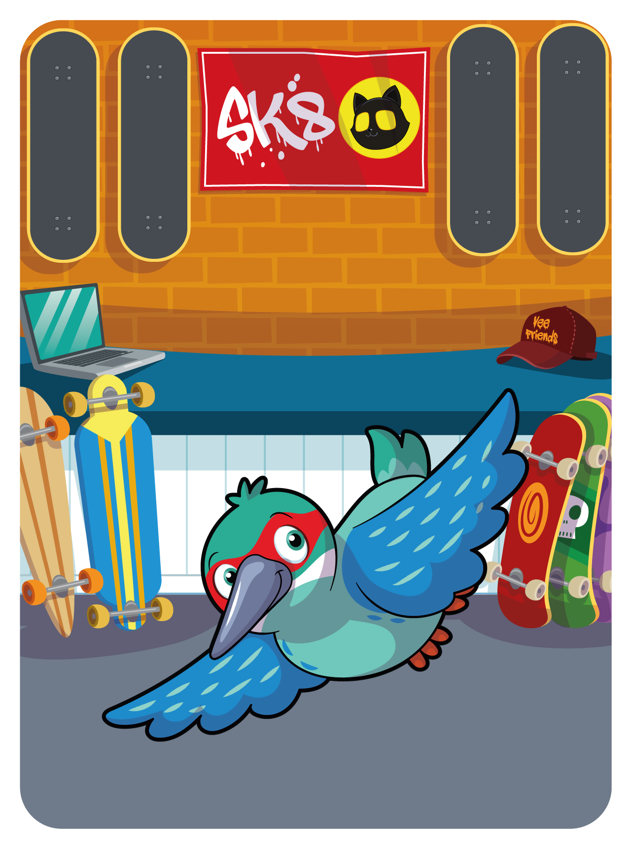 Gary Vaynerchuk - VeeFriends Series 2 - Keen Kingfisher #18516 - NFT # 18516