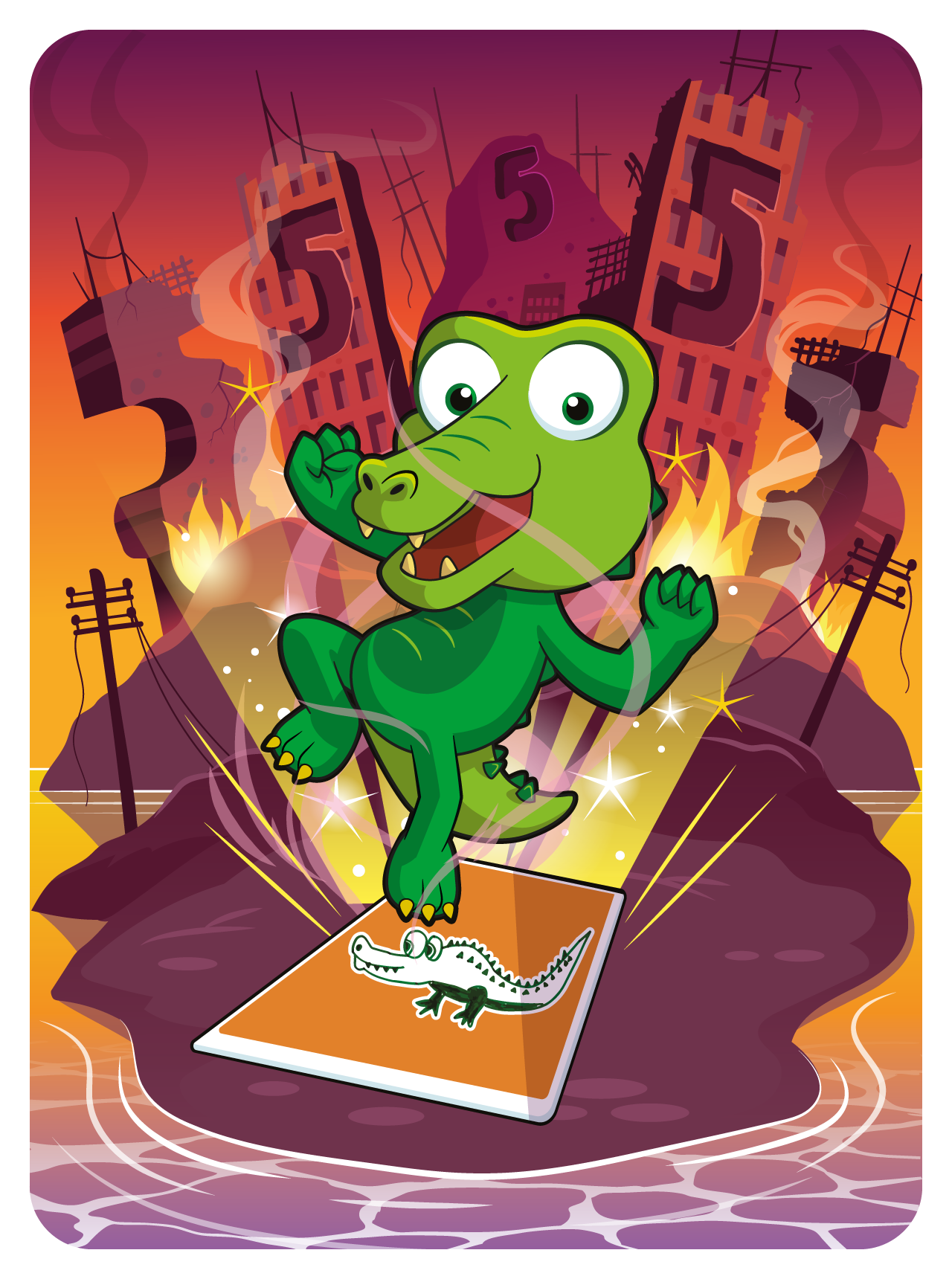 Clever Crocodile #1858