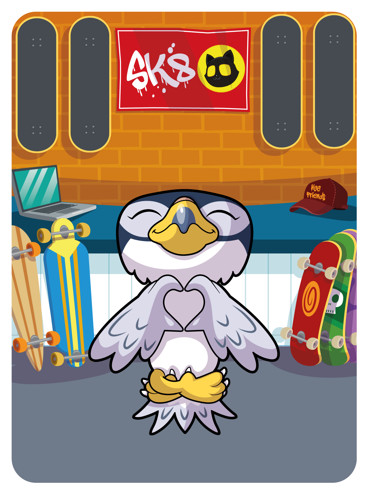 Gary Vaynerchuk - VeeFriends Series 2 - Focused Falcon #18610 - NFT # 18610