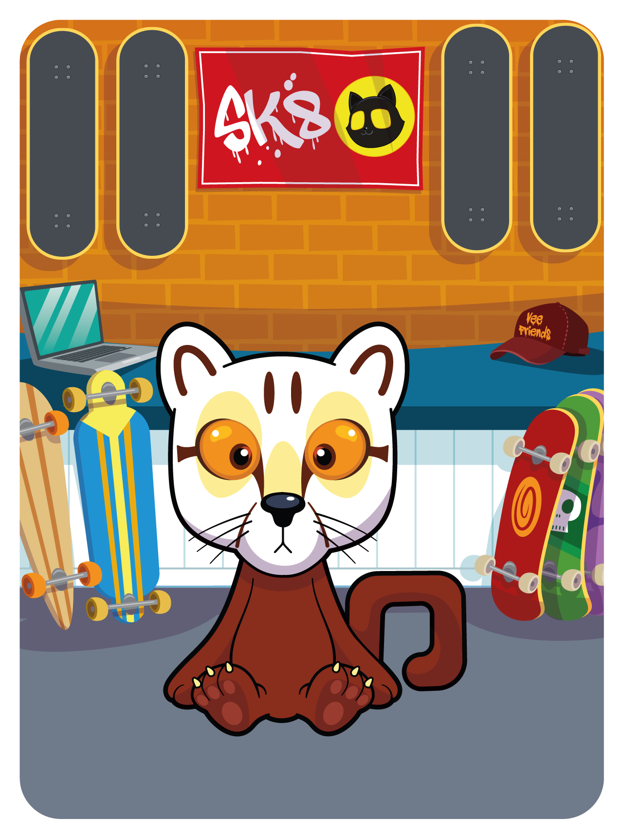 Gary Vaynerchuk - VeeFriends Series 2 - Perceptive Puma #18869 - NFT # 18869