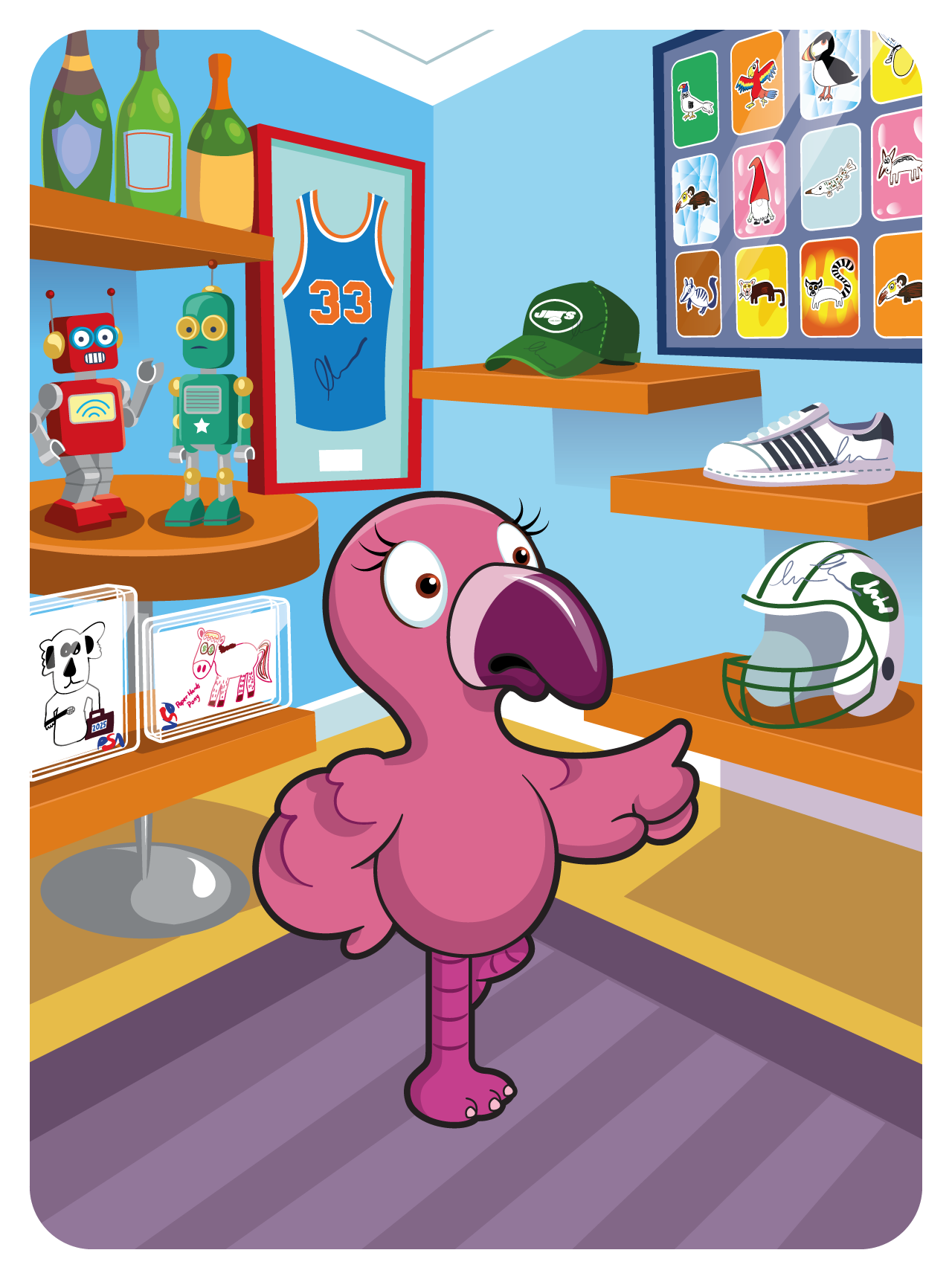 Gary Vaynerchuk - VeeFriends Series 2 - Forthright Flamingo #18942 - NFT # 18942