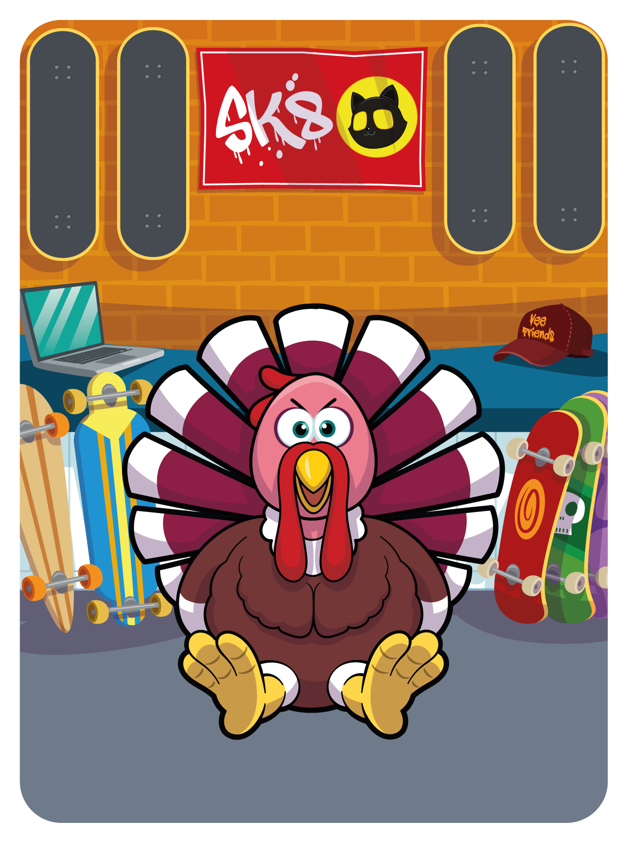 Gary Vaynerchuk - VeeFriends Series 2 - Tenacious Turkey #19195 - NFT # 19195