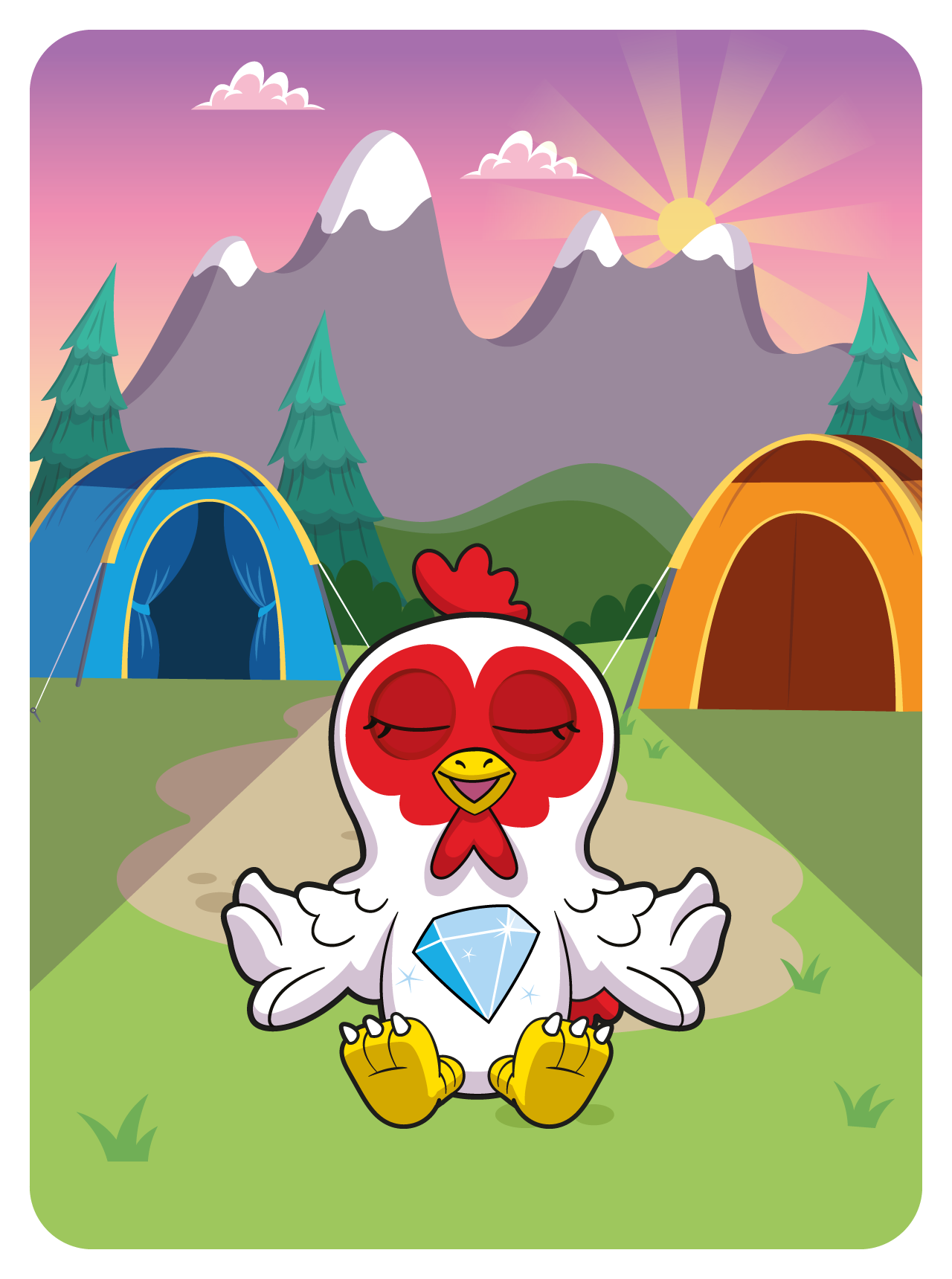 Gary Vaynerchuk - VeeFriends Series 2 - "Diamond Hands" Hen #19635 - NFT # 19635