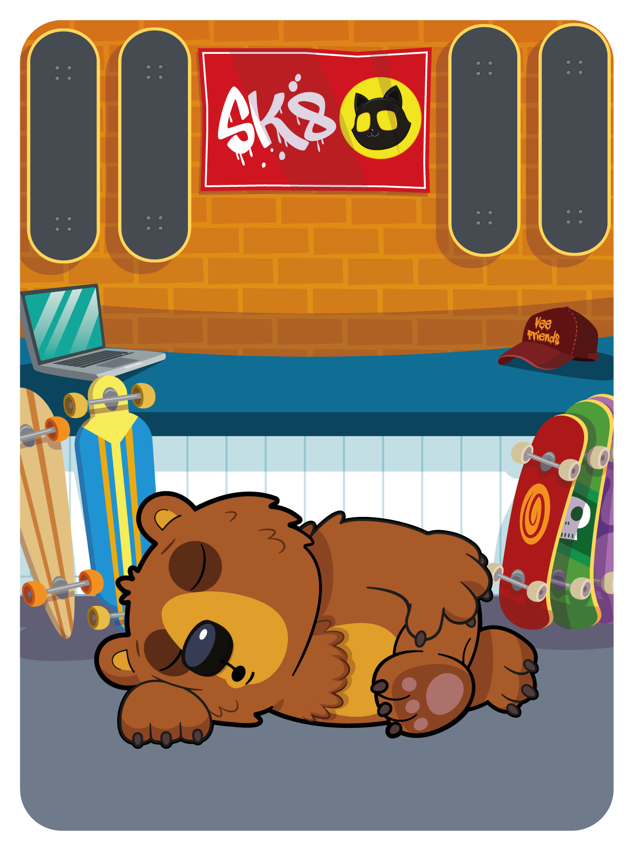 Gary Vaynerchuk - VeeFriends Series 2 - Gracious Grizzly Bear #19756 - NFT # 19756