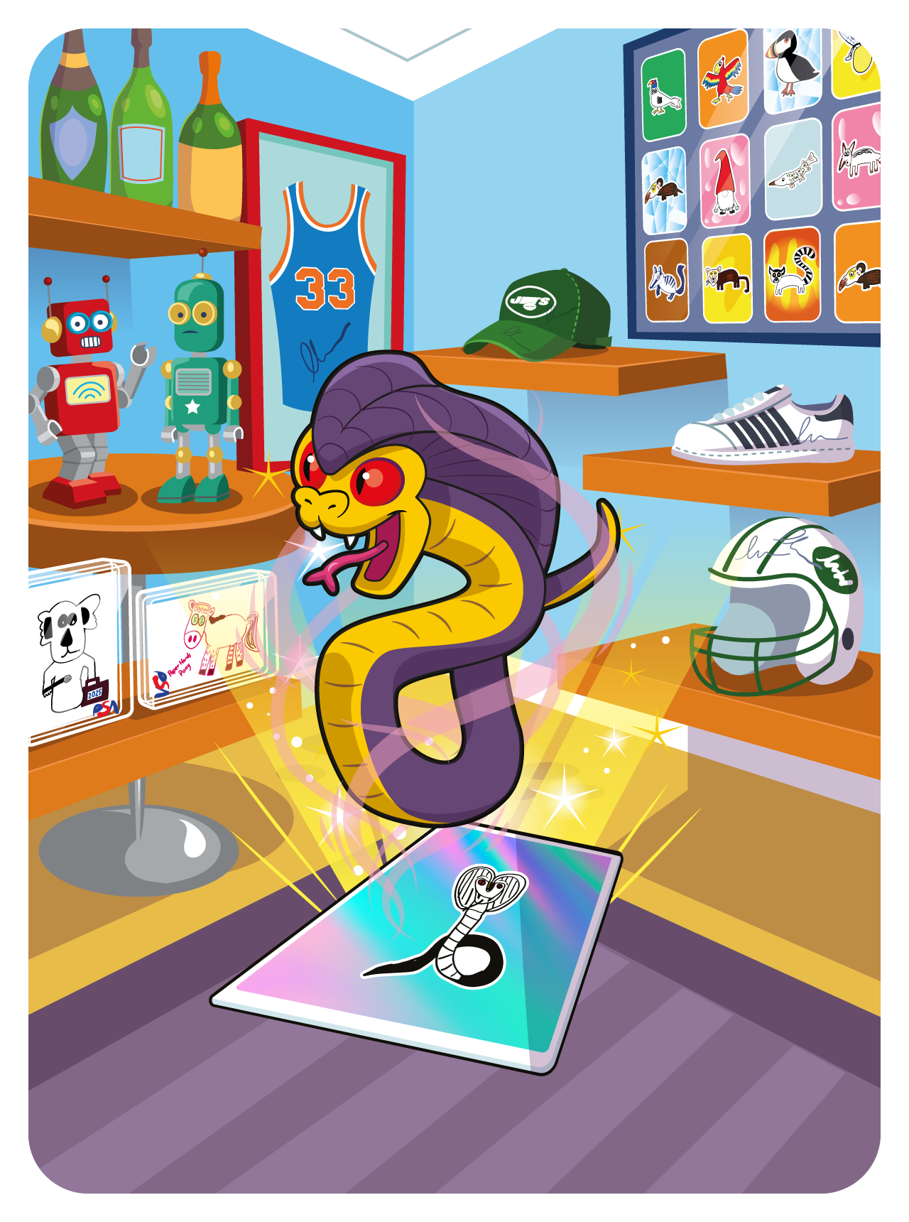 Gary Vaynerchuk - VeeFriends Series 2 - Confident Cobra #1990 - NFT # 1990