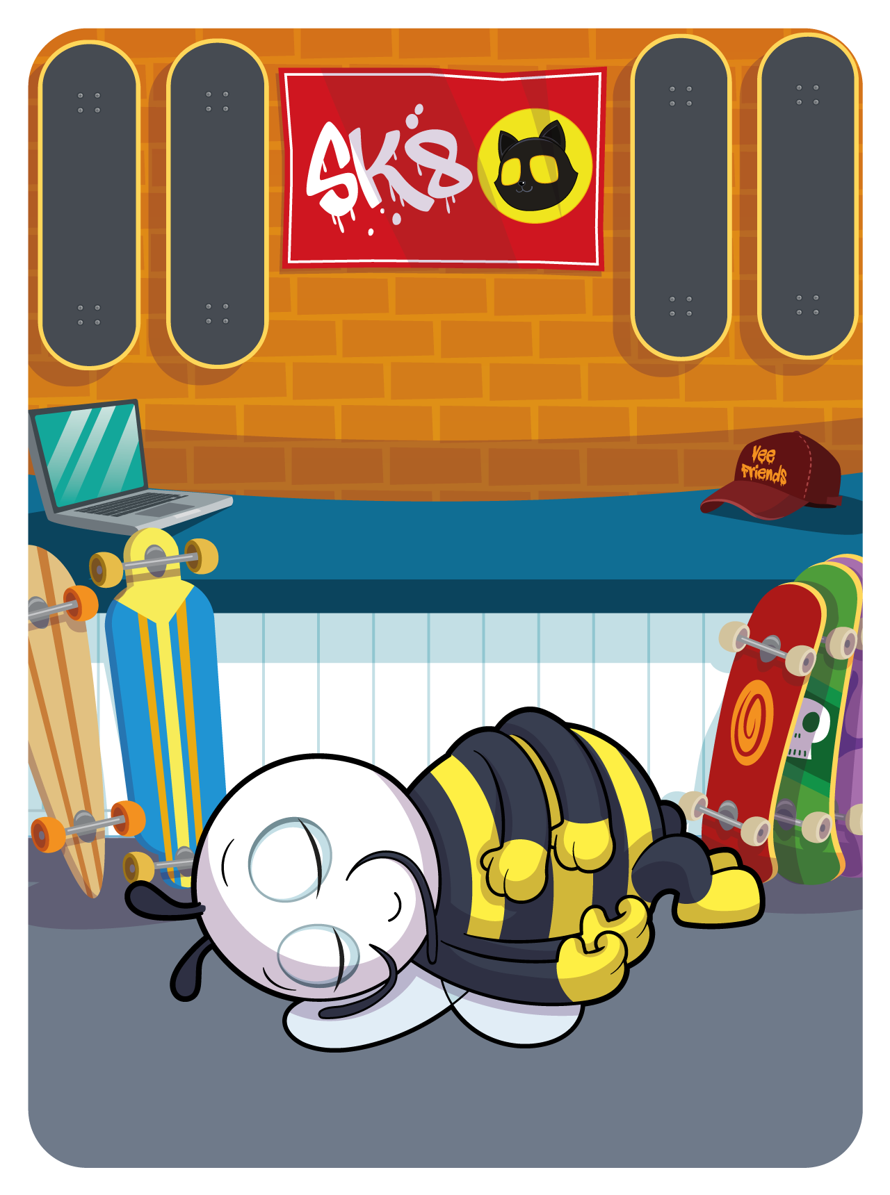 Gary Vaynerchuk - VeeFriends Series 2 - Honest Honey Bee #19947 - NFT # 19947