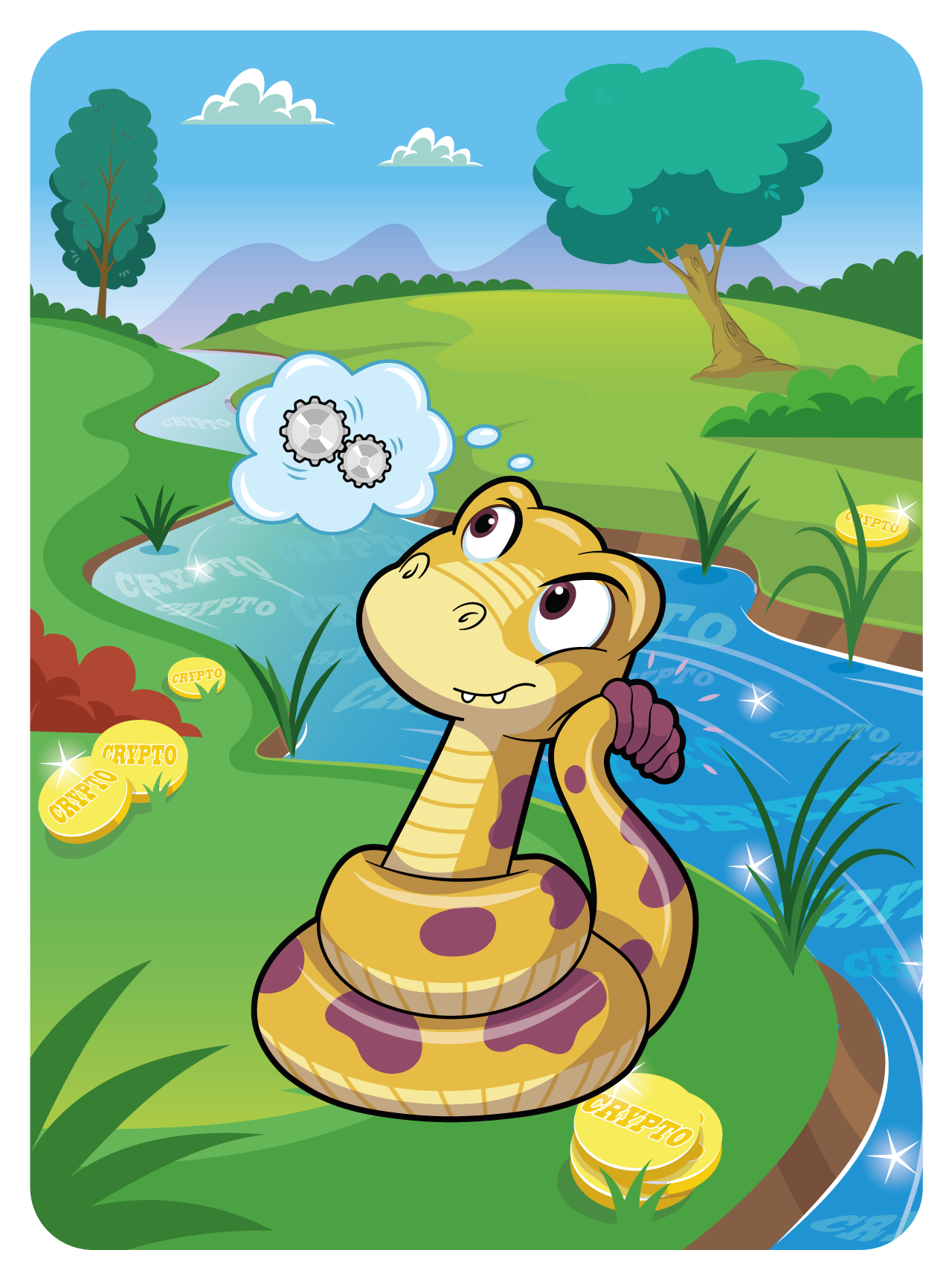 Rational Rattlesnake #20024