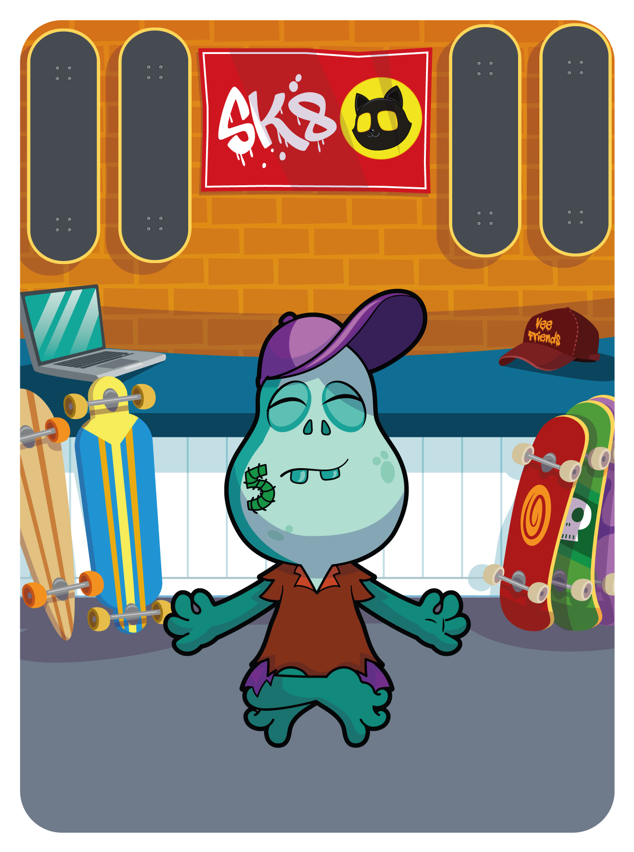 Gary Vaynerchuk - VeeFriends Series 2 - Motivated Monster #20083 - NFT # 20083