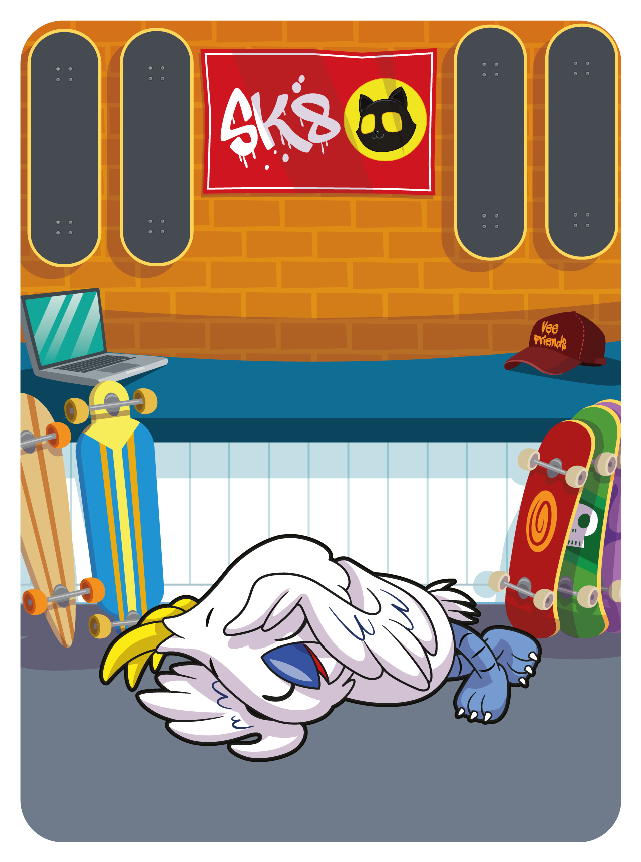 Gary Vaynerchuk - VeeFriends Series 2 - Courageous Cockatoo #20087 - NFT # 20087