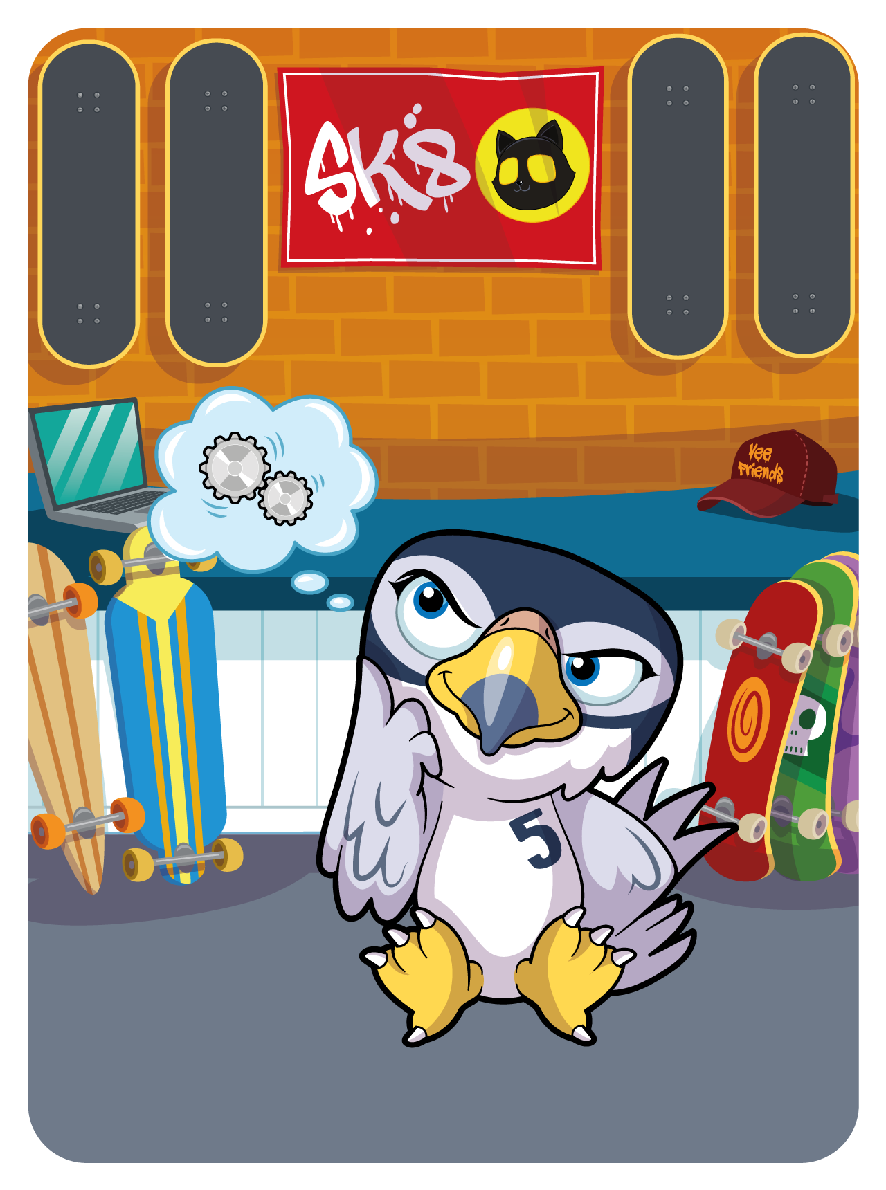 Gary Vaynerchuk - VeeFriends Series 2 - Focused Falcon #20126 - NFT # 20126