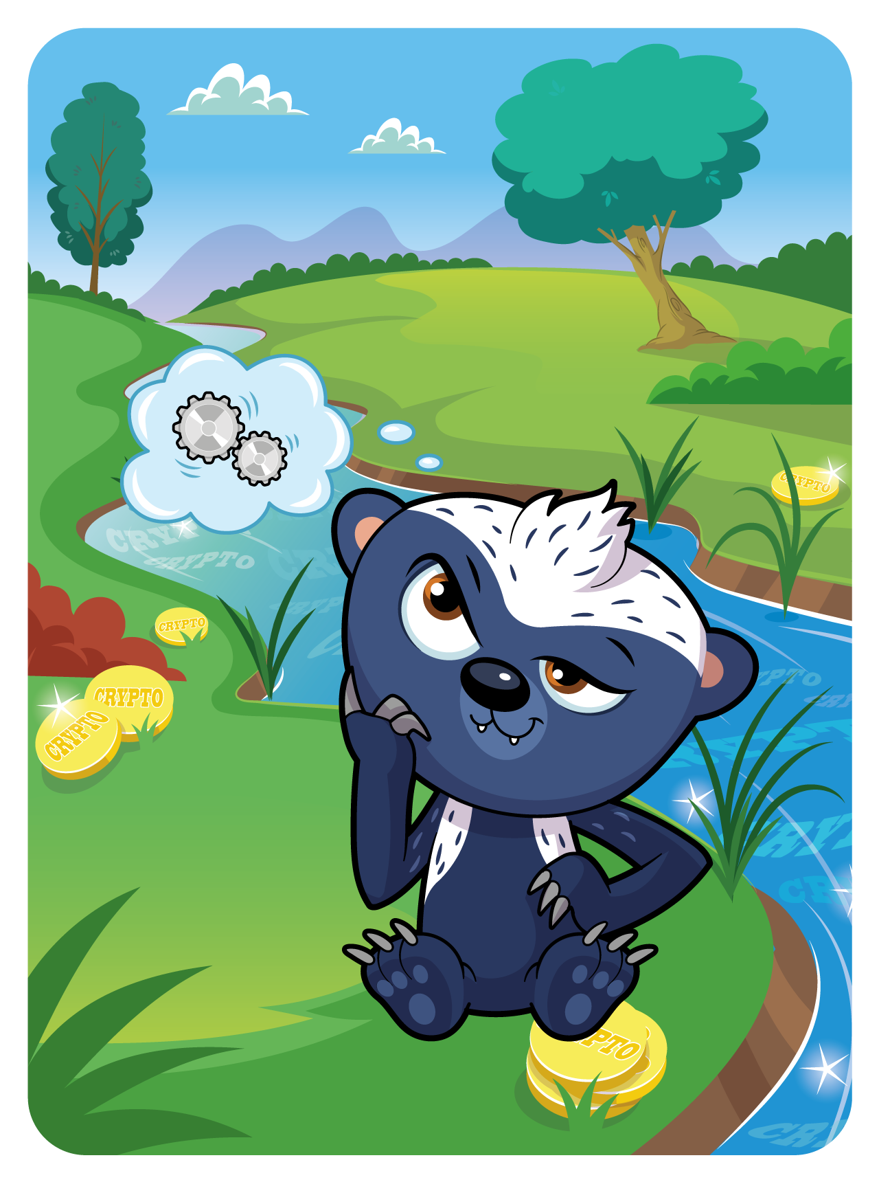 Gary Vaynerchuk - VeeFriends Series 2 - Headstrong Honey Badger #20320 - NFT # 20320