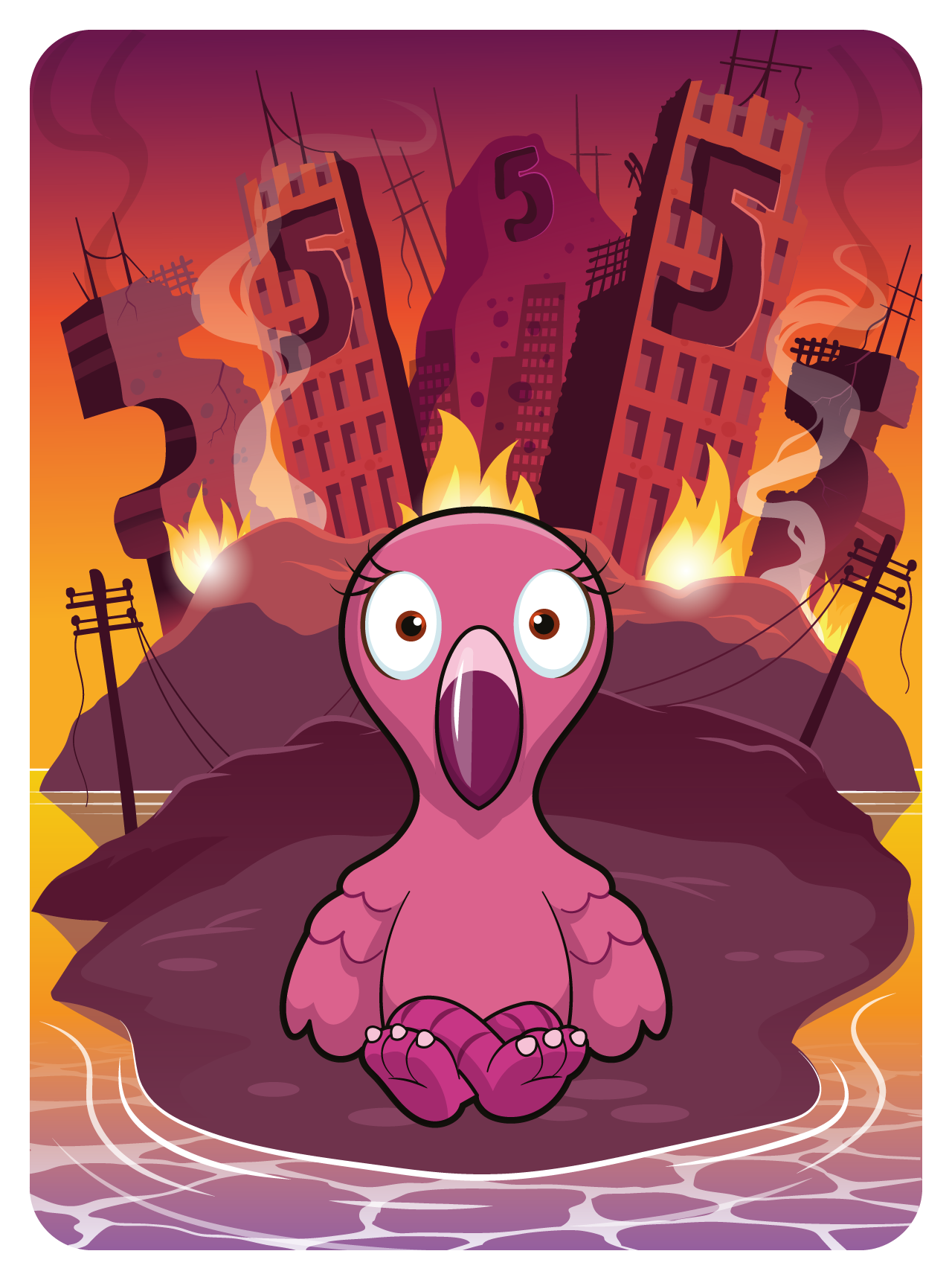 Gary Vaynerchuk - VeeFriends Series 2 - Forthright Flamingo #20358 - NFT # 20358