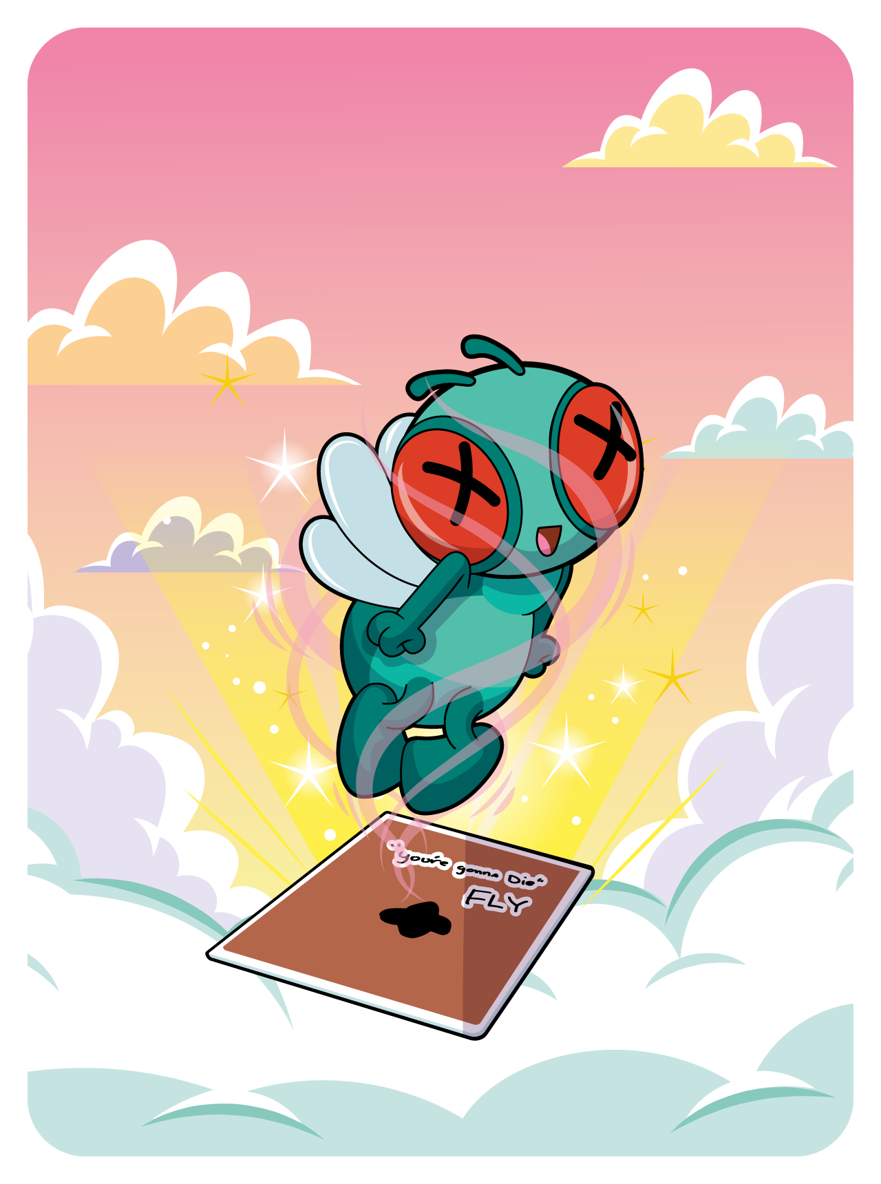 Gary Vaynerchuk - VeeFriends Series 2 - "You're Gonna Die" Fly #205 - NFT # 205