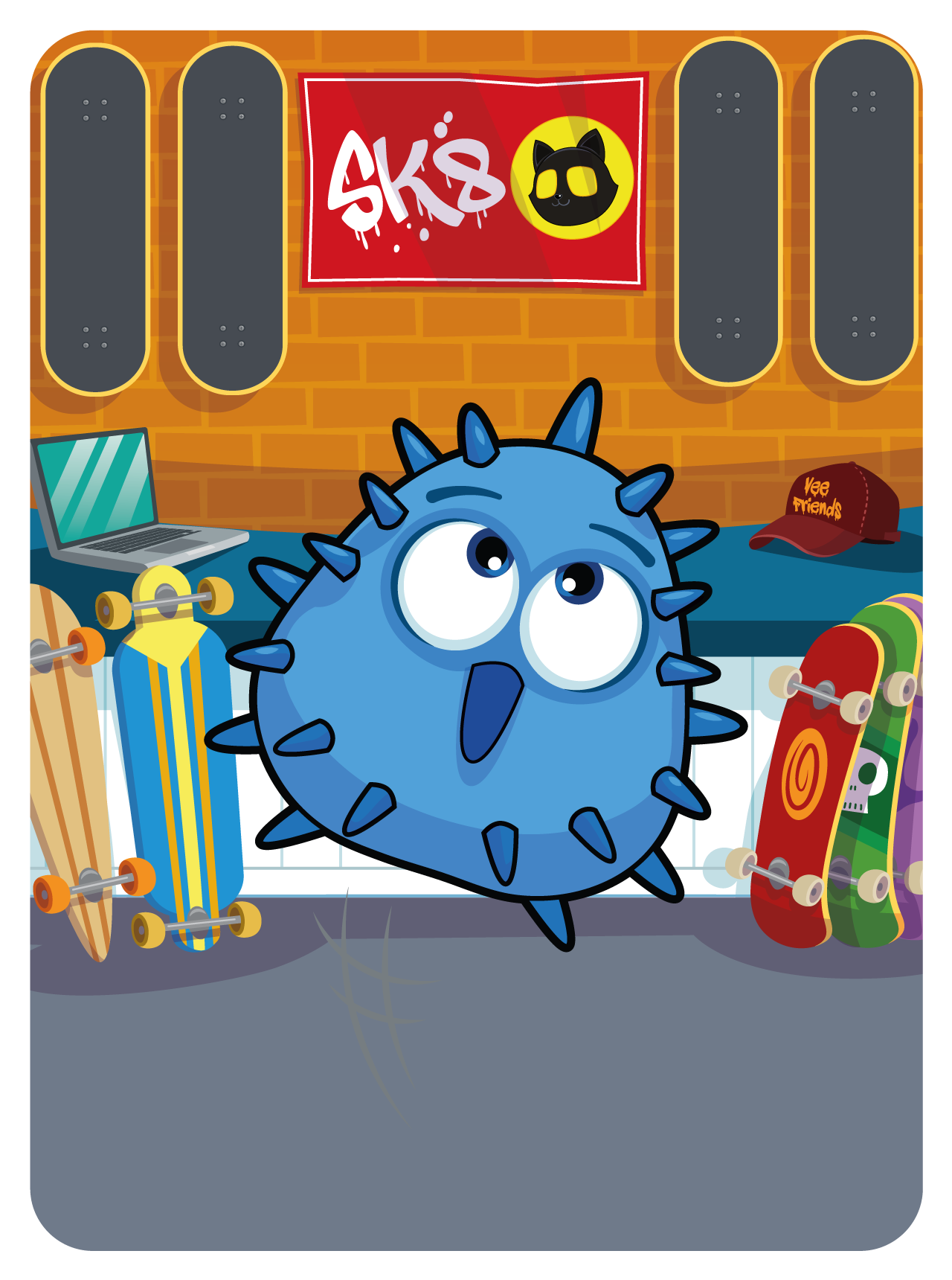 Gary Vaynerchuk - VeeFriends Series 2 - Unwavering Urchin #20570 - NFT # 20570