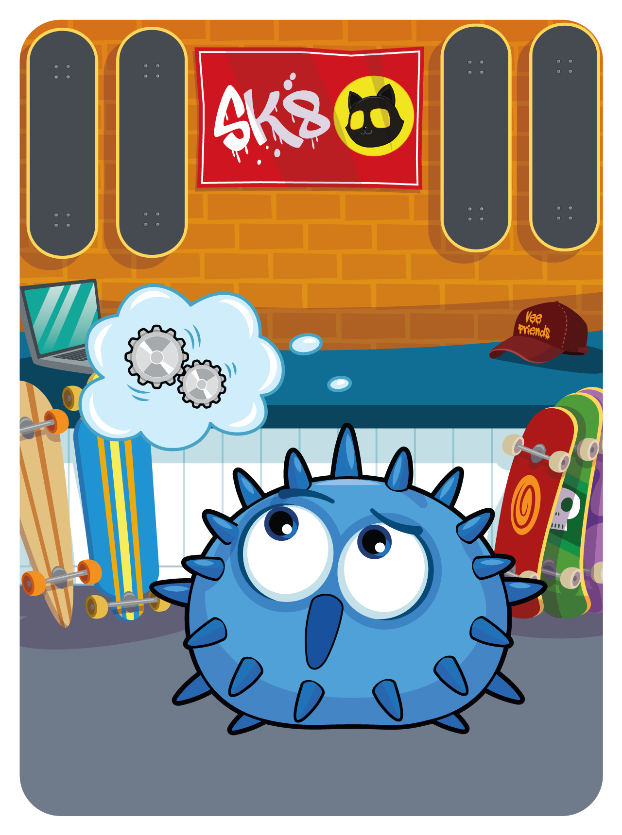 Gary Vaynerchuk - VeeFriends Series 2 - Unwavering Urchin #20618 - NFT # 20618