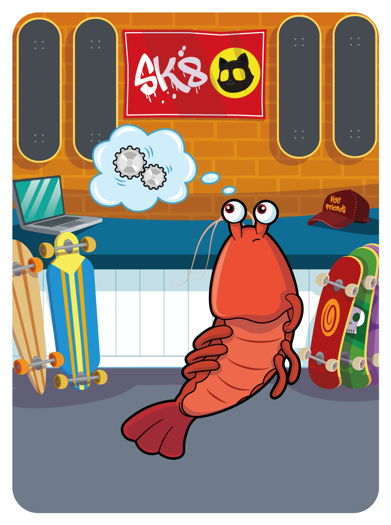 Gary Vaynerchuk - VeeFriends Series 2 - Sufficient Shrimp #20840 - NFT # 20840