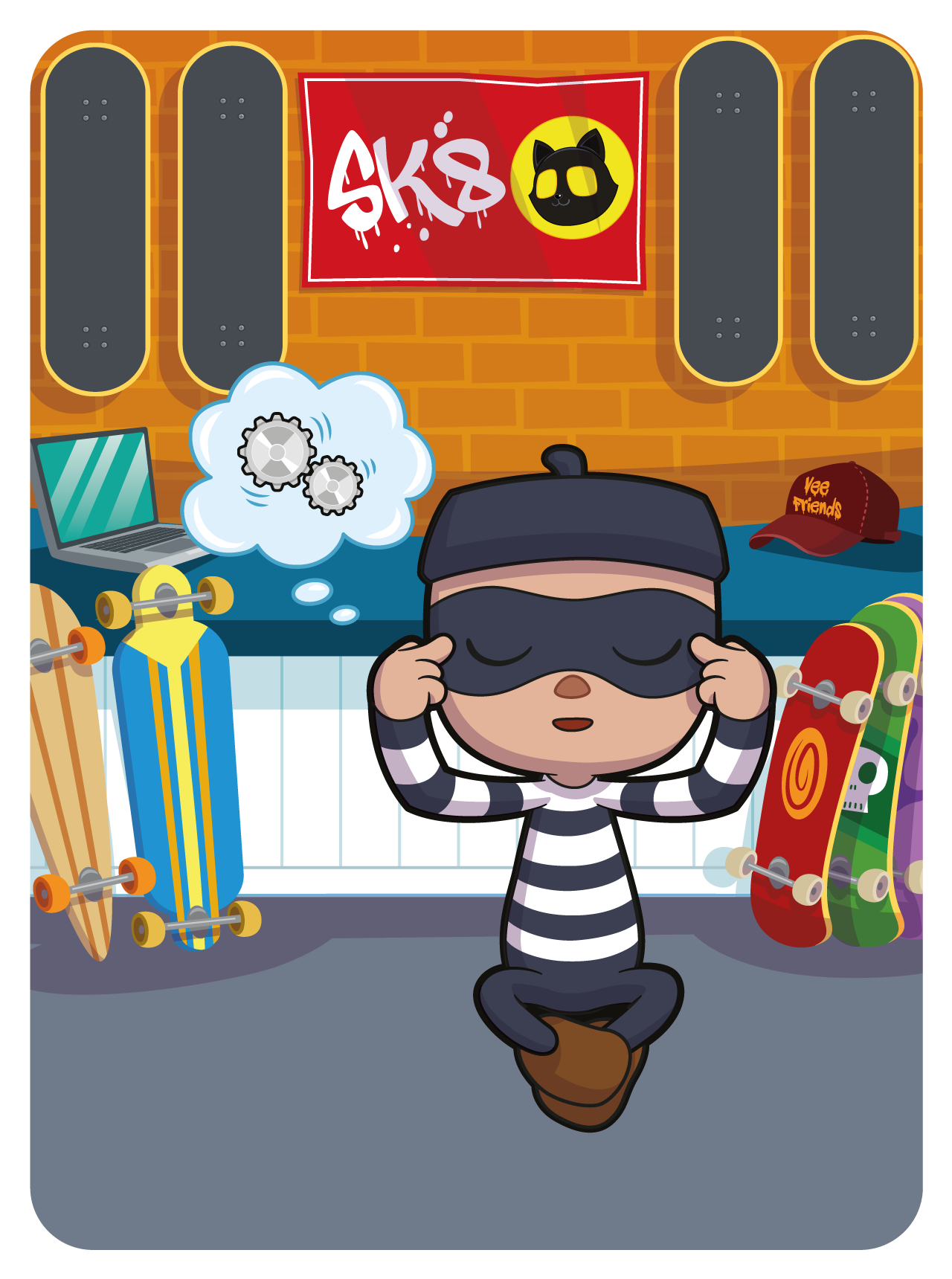 Gary Vaynerchuk - VeeFriends Series 2 - Befuddled Burglar #20847 - NFT # 20847