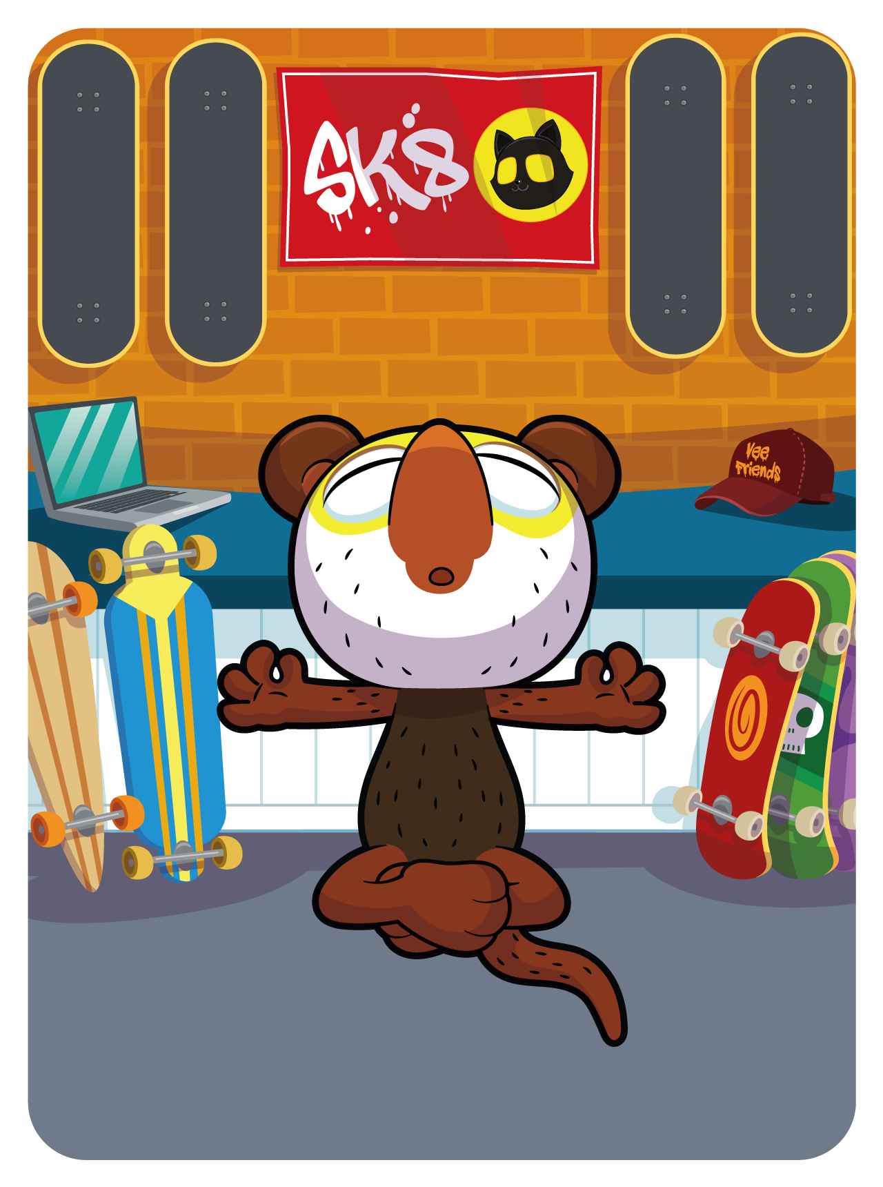 Gary Vaynerchuk - VeeFriends Series 2 - Big Game Bandicoot #20858 - NFT # 20858