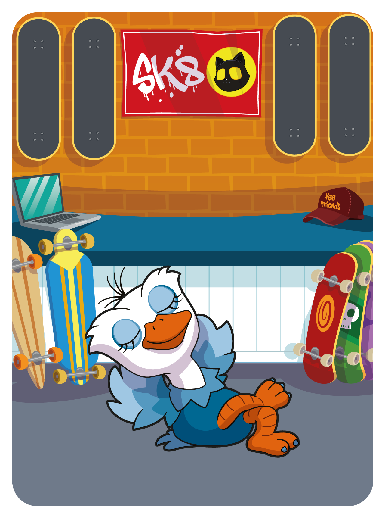 Gary Vaynerchuk - VeeFriends Series 2 - Enamoured Emu #20866 - NFT # 20866