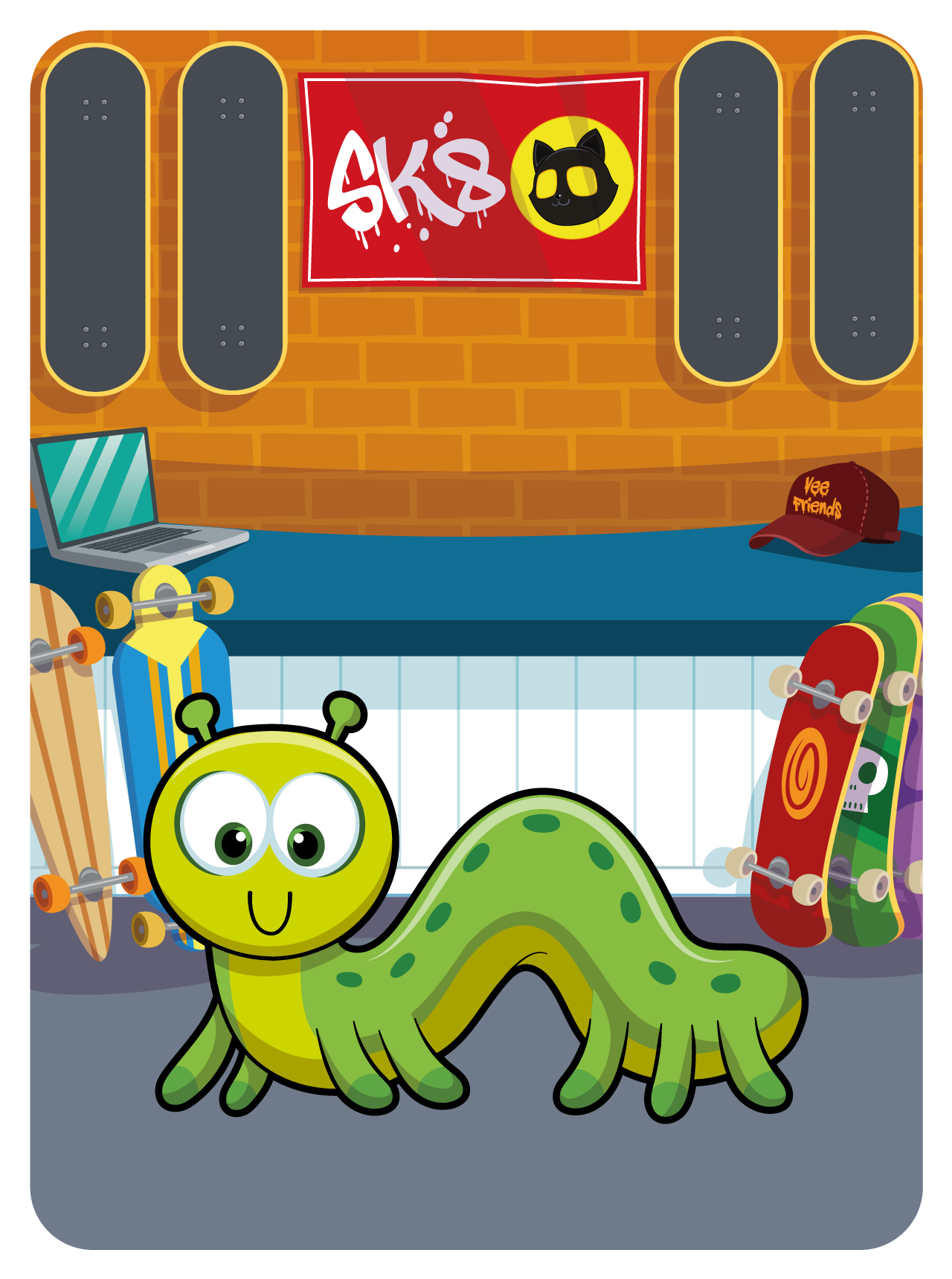 Gary Vaynerchuk - VeeFriends Series 2 - Independent Inch Worm #20952 - NFT # 20952